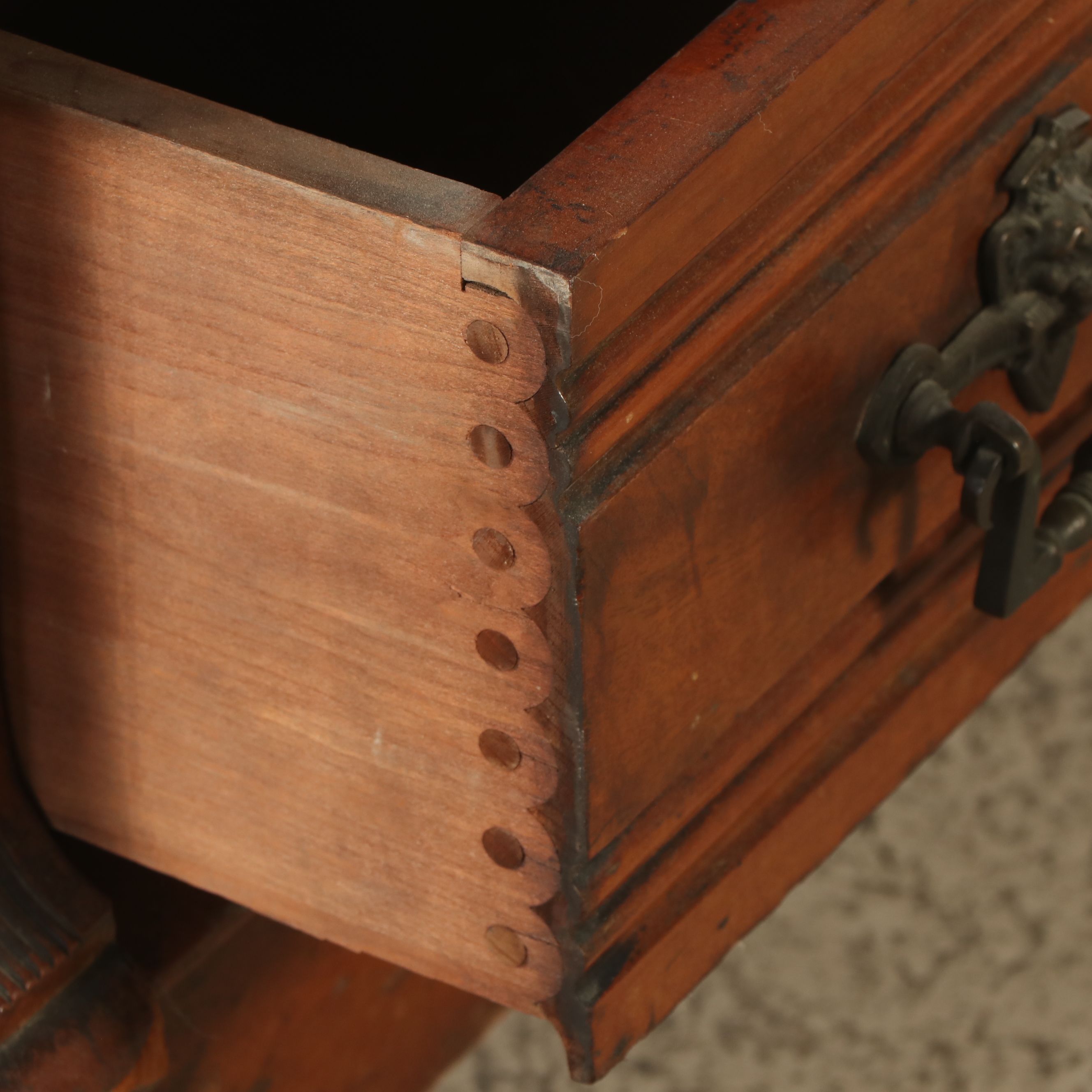 American Eastlake Walnut Two-Door Bookcase, Late 19th Century