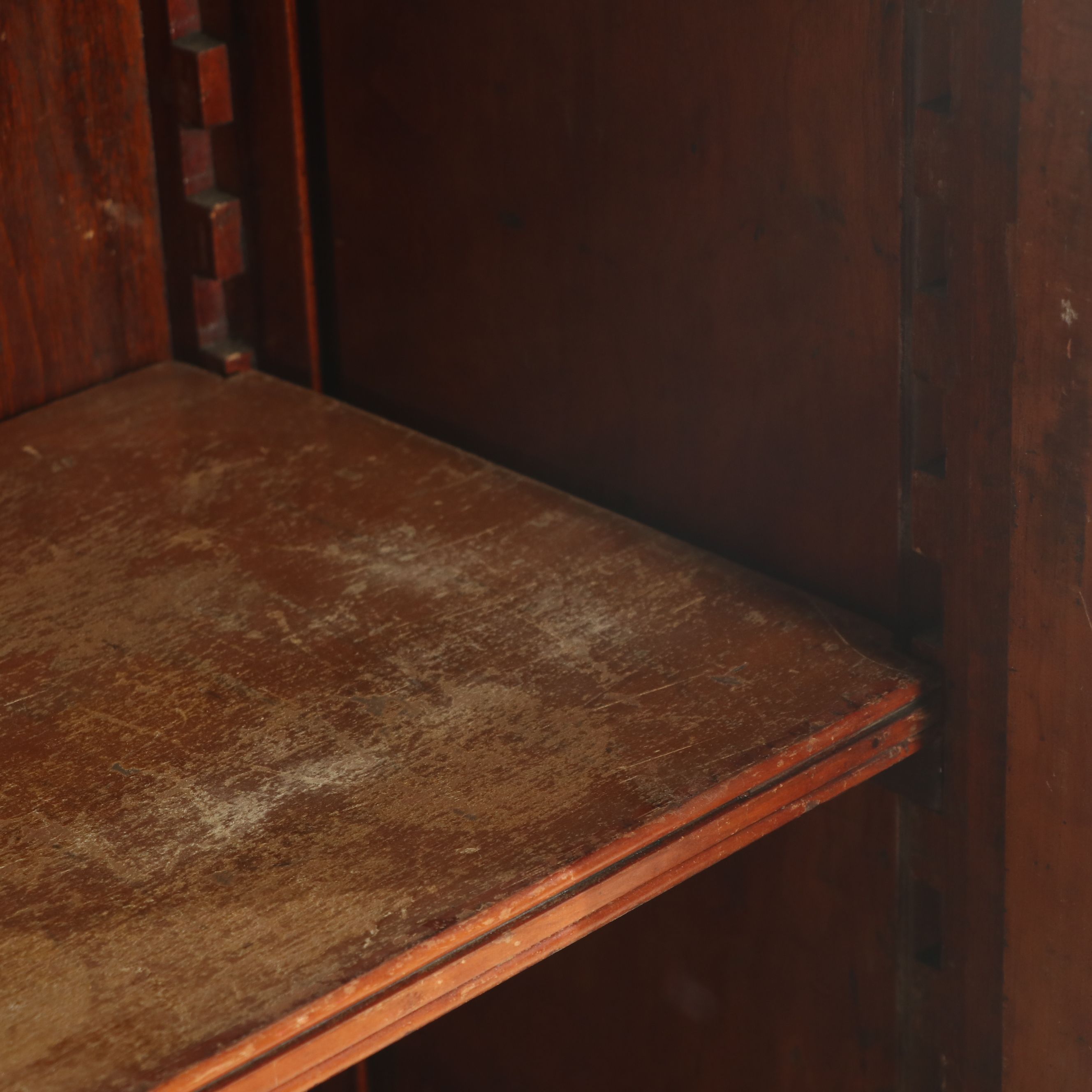 American Eastlake Walnut Two-Door Bookcase, Late 19th Century