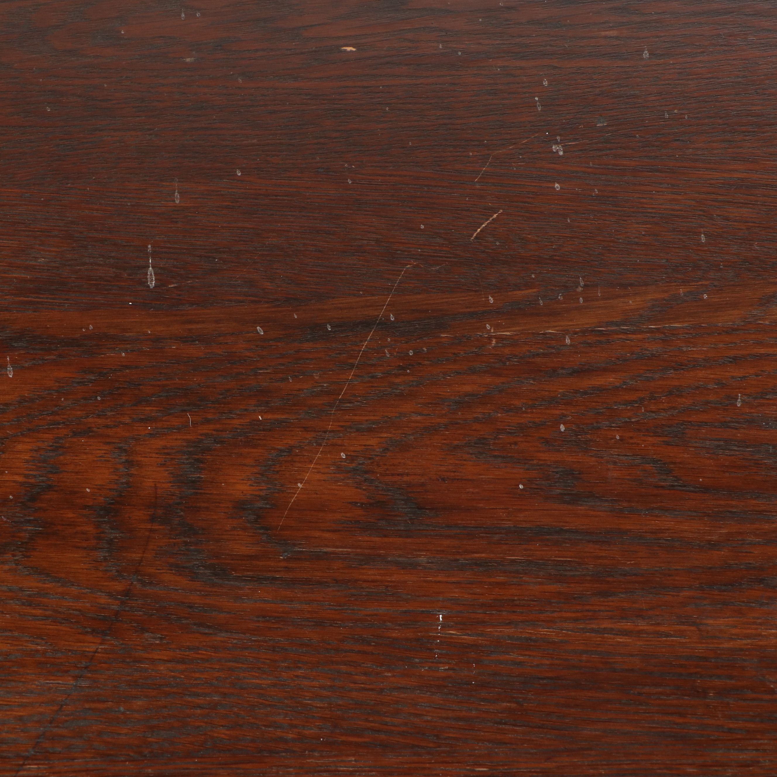 French Style Stained Hardwood Library Table, 20th Century