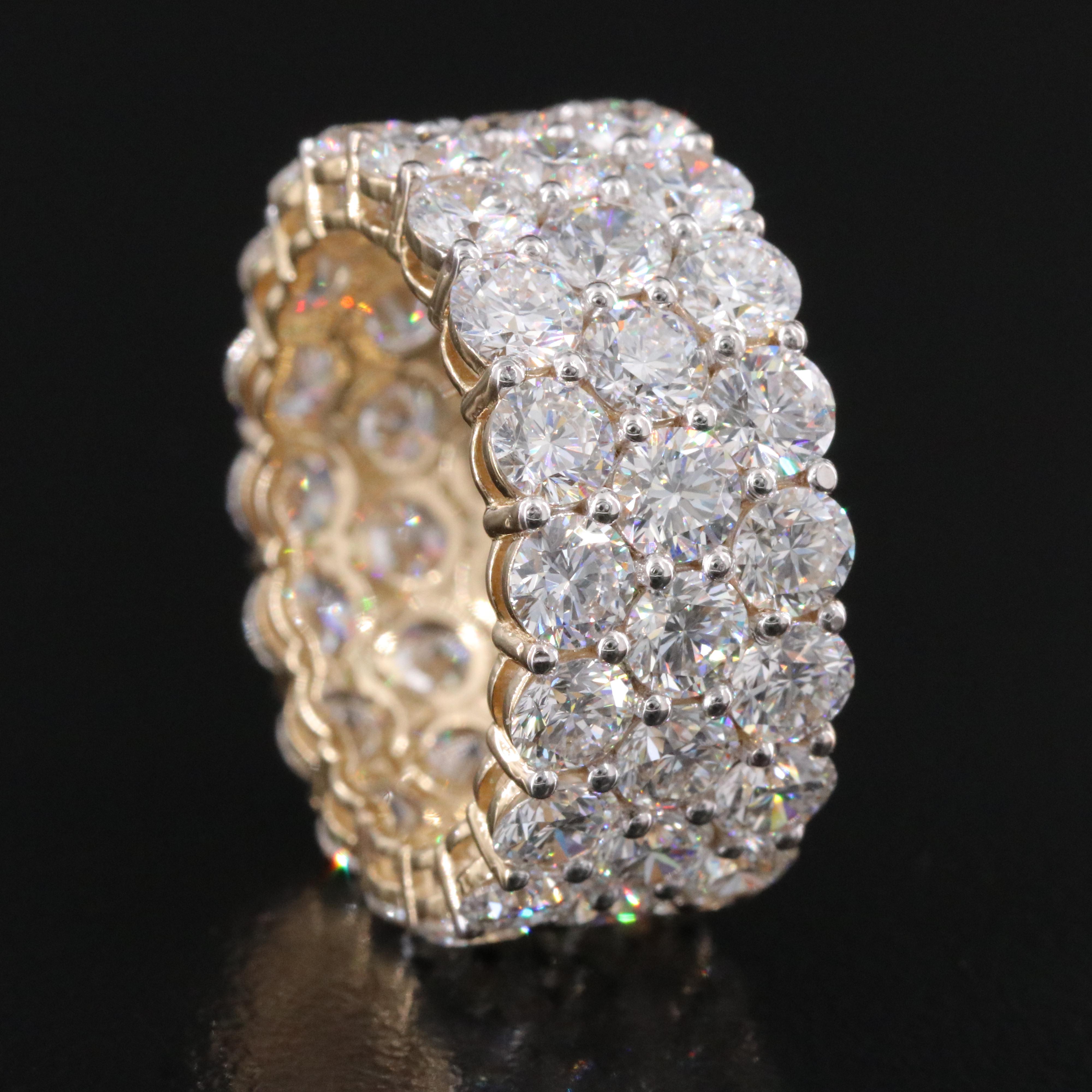 14K 10.61 CTW Lab Grown Diamond Eternity Band