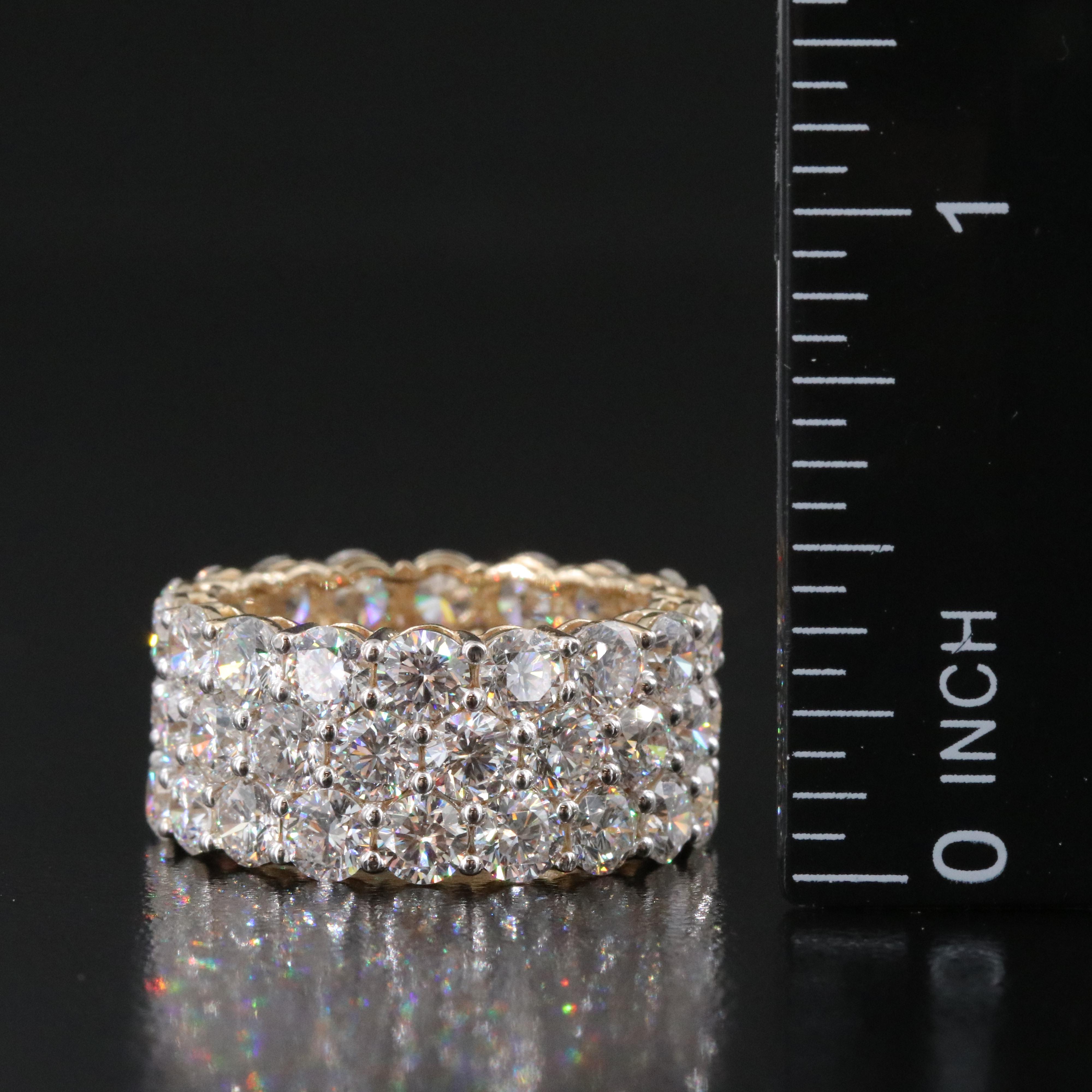 14K 10.61 CTW Lab Grown Diamond Eternity Band