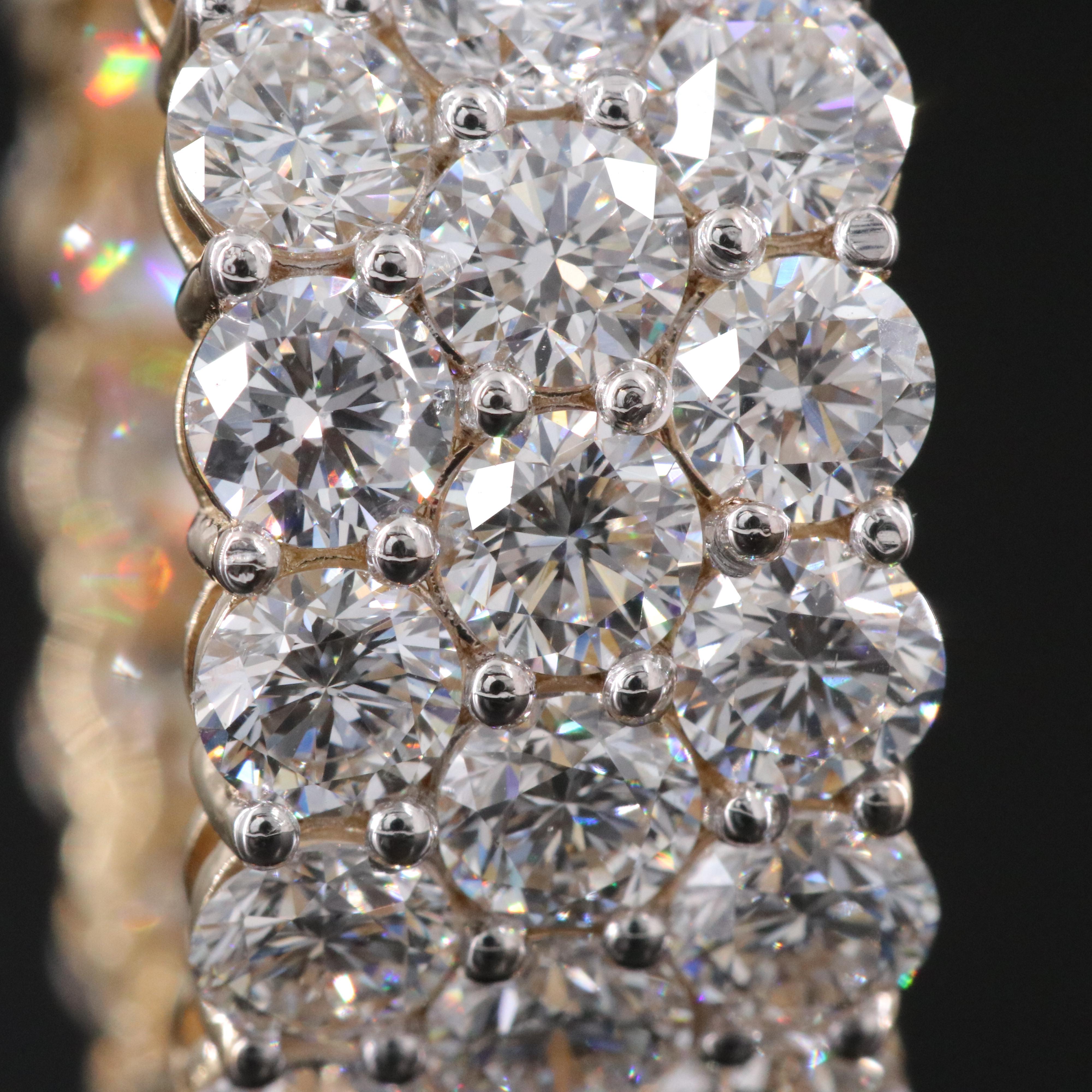 14K 10.61 CTW Lab Grown Diamond Eternity Band