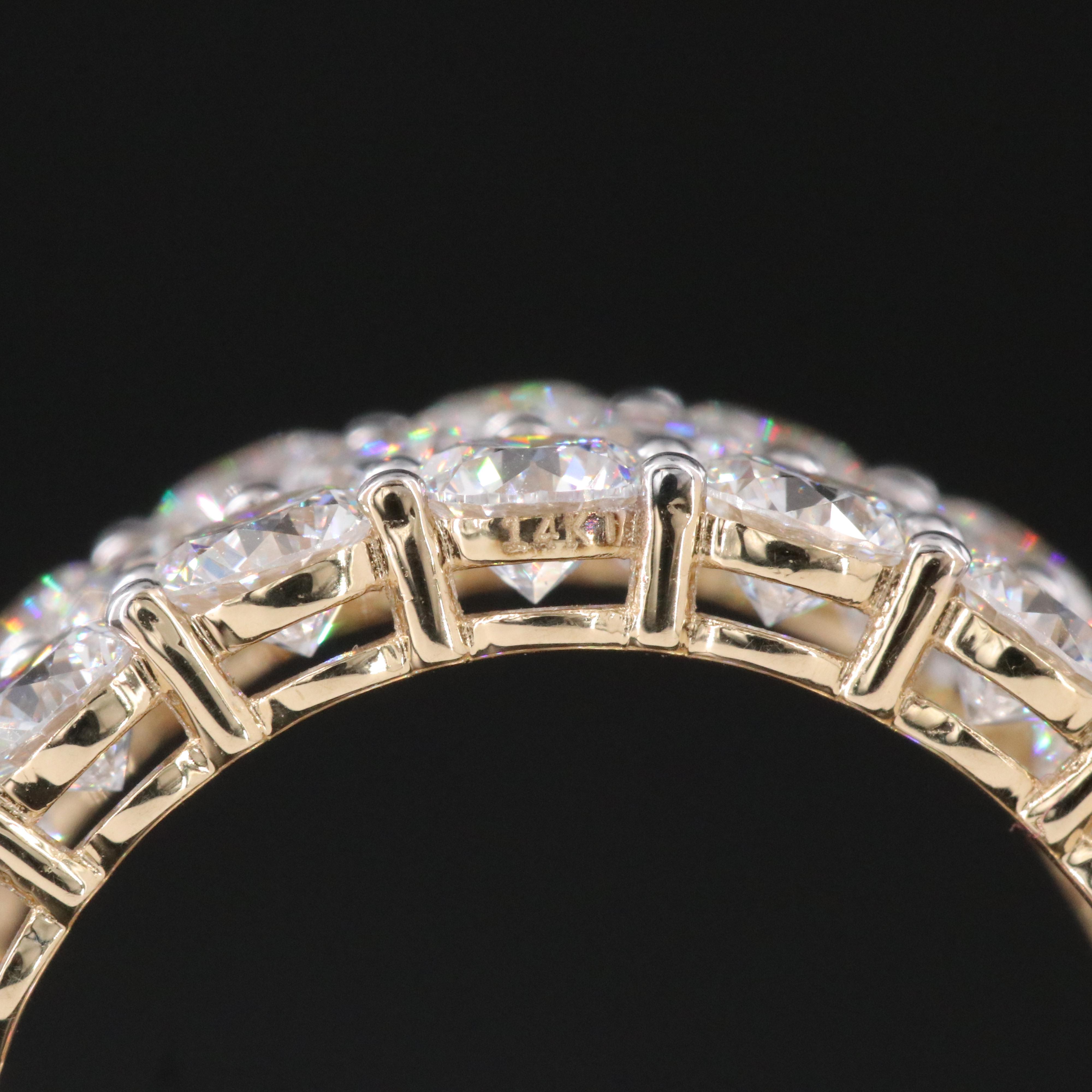 14K 10.61 CTW Lab Grown Diamond Eternity Band