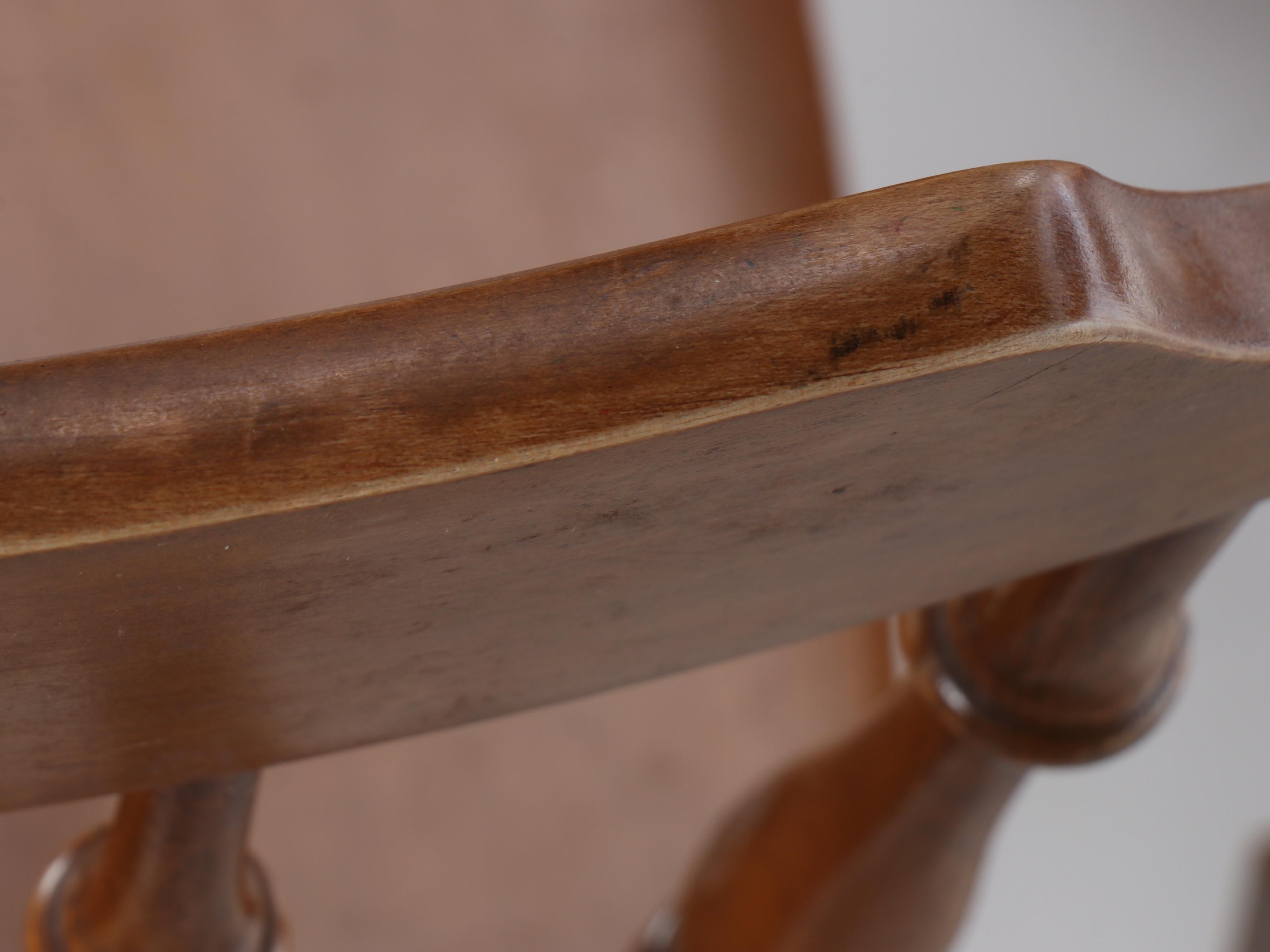 Americana Style Maple Bedroom Desk and Chair, Mid-20th Century