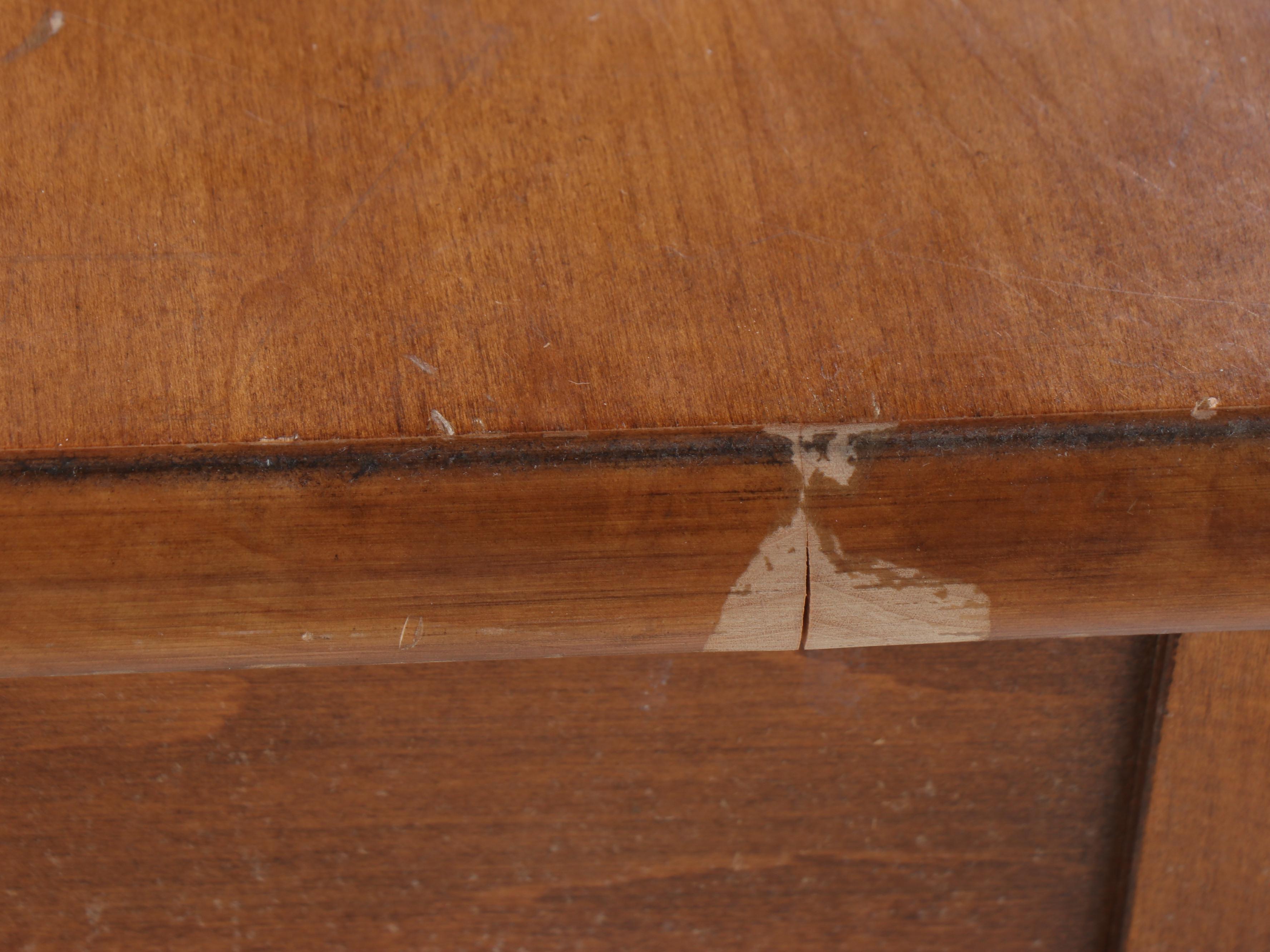 Americana Style Maple Bedroom Desk and Chair, Mid-20th Century