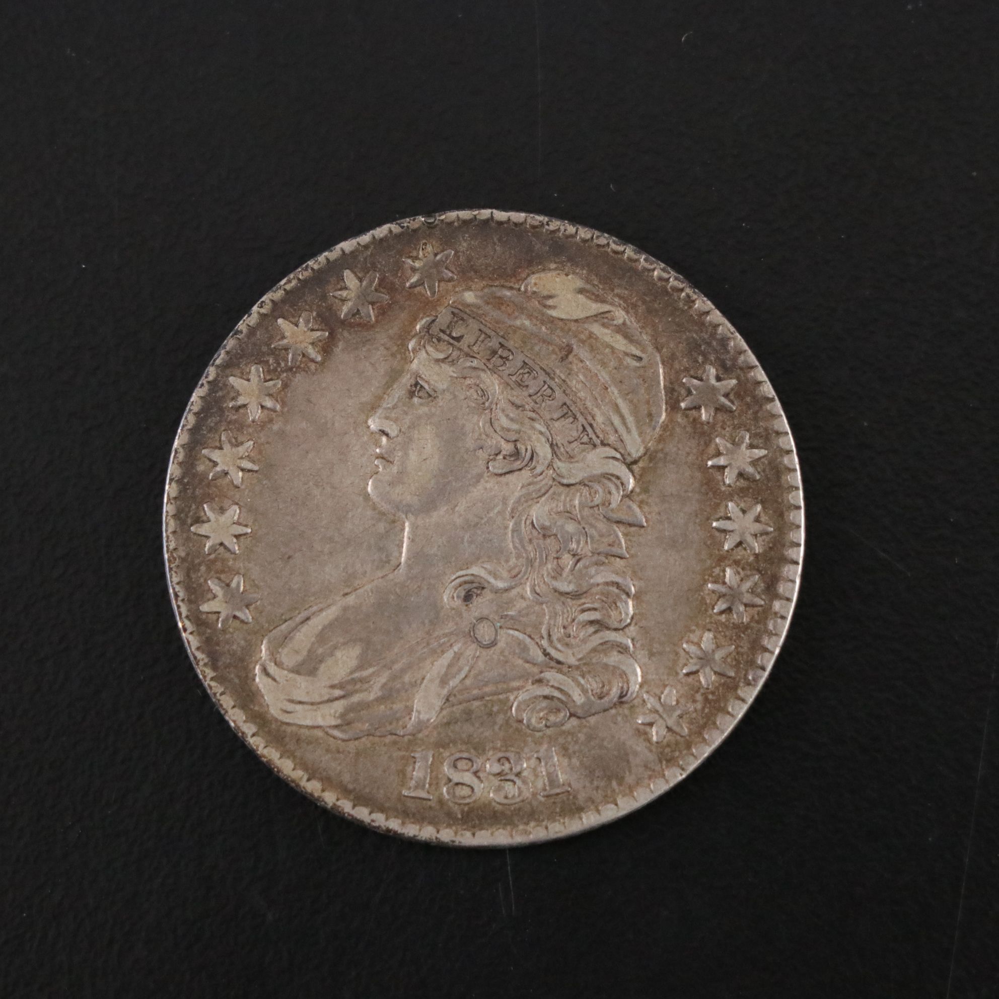 1831 Capped Bust Silver Half Dollar