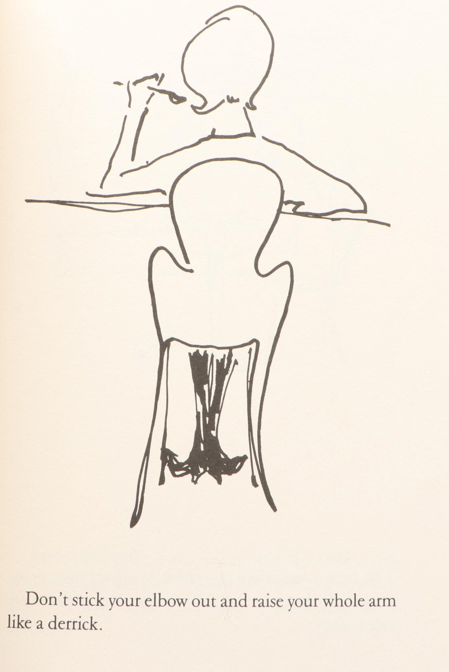 Illustrated "Tiffany's Table Manners for Teenagers" by Walter Hoving