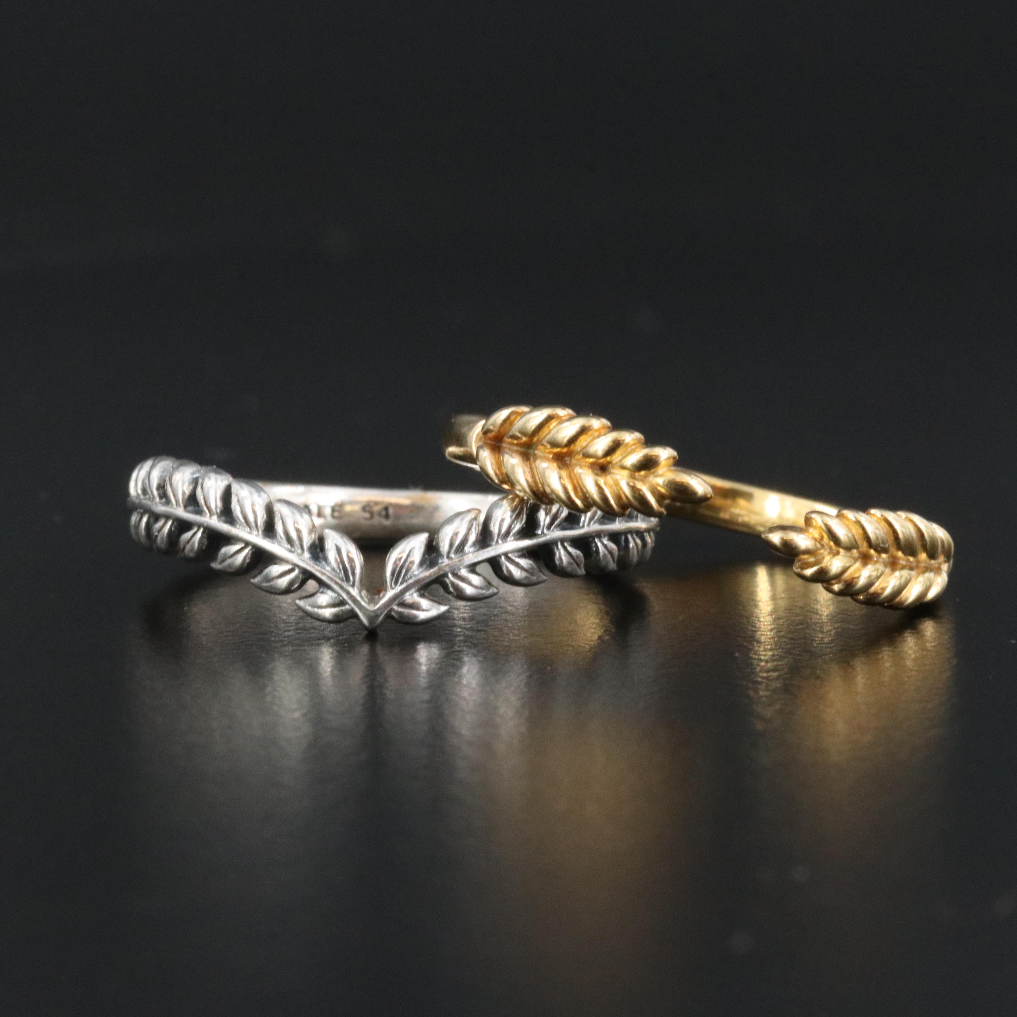 Pandora Sterling CZ Ring Collection