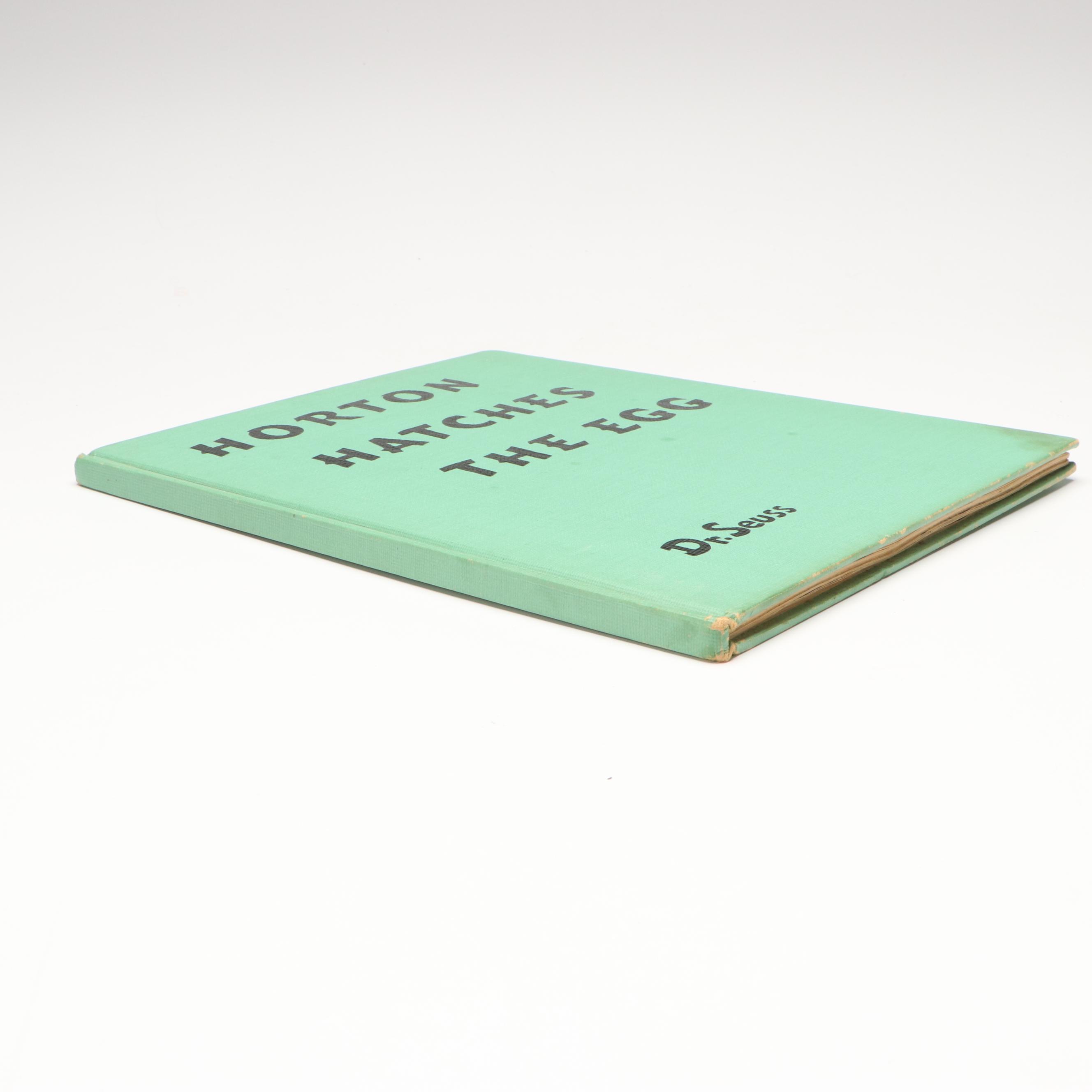 Early Printing "Horton Hatches the Egg" by Dr. Seuss, 1940