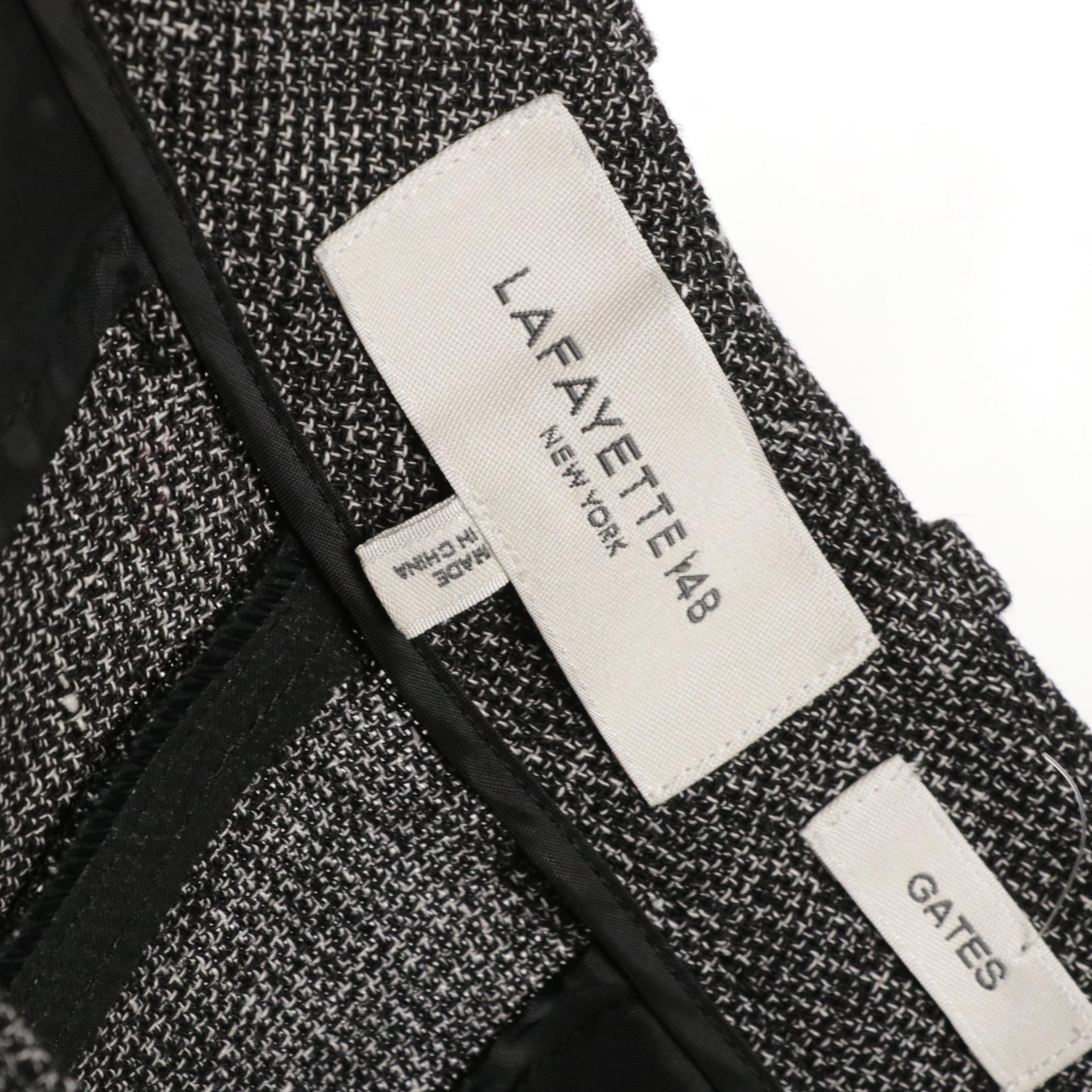 Weekend by MaxMara Cream Linen Trousers and Lafayette 148 "Gates" Dress Pants