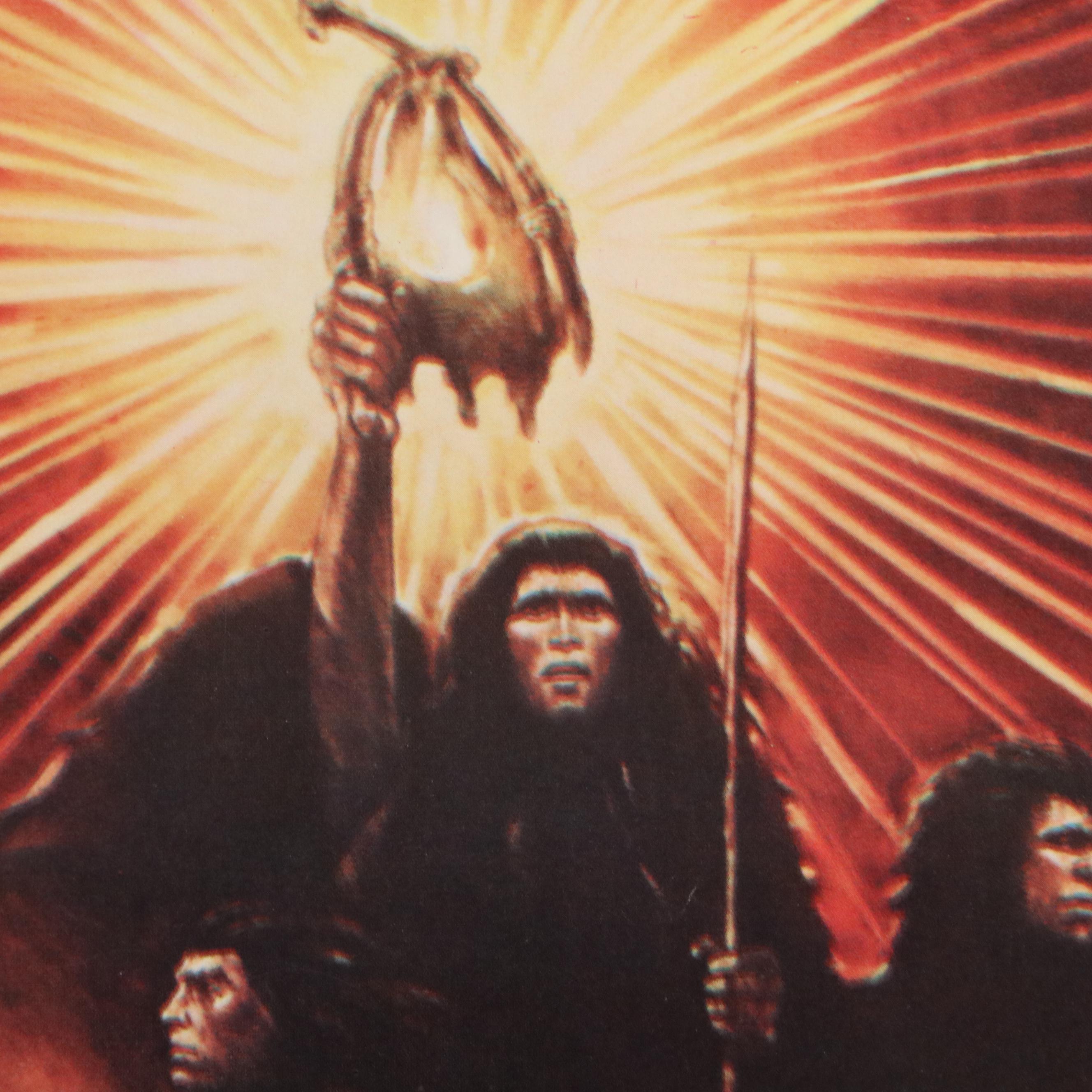 "Quest for Fire" and "Wrong Is Right" Offset Lithograph Movie Posters