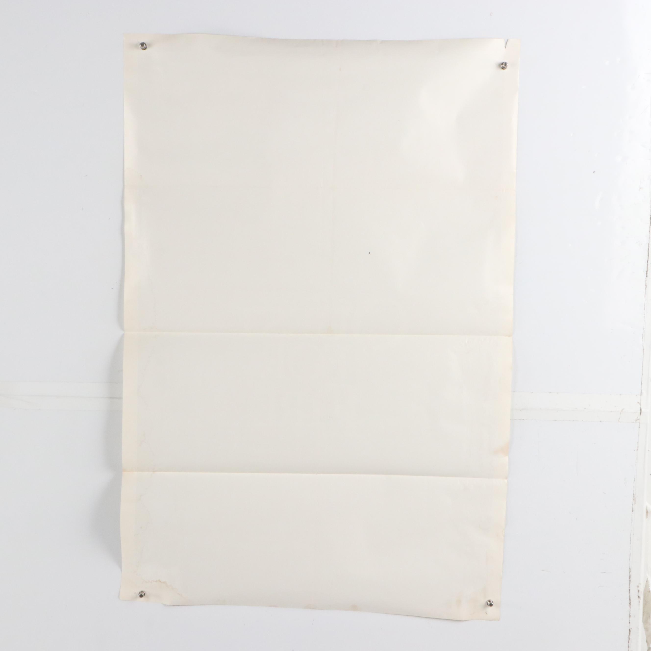 "Quest for Fire" and "Wrong Is Right" Offset Lithograph Movie Posters