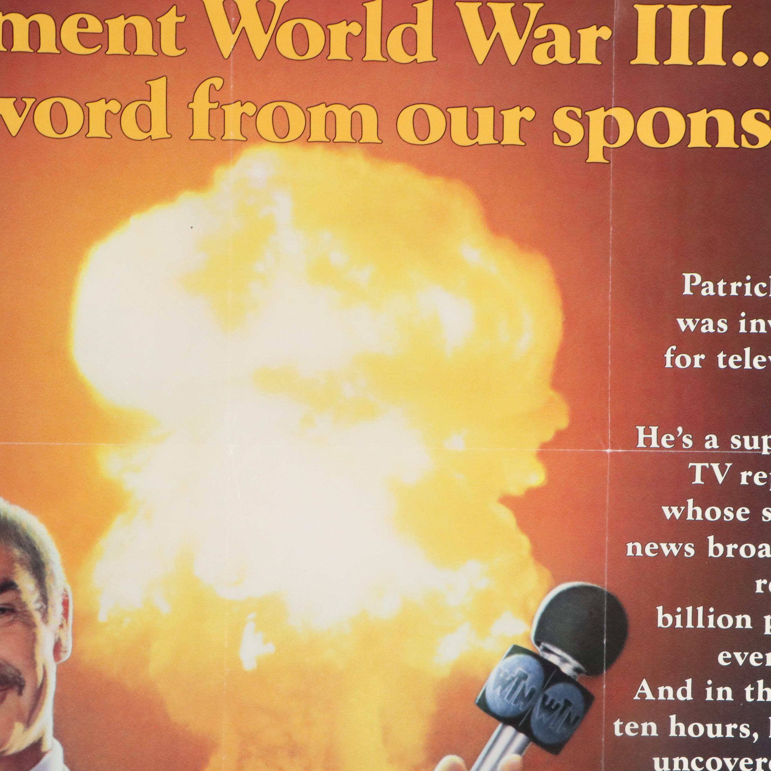 "Quest for Fire" and "Wrong Is Right" Offset Lithograph Movie Posters