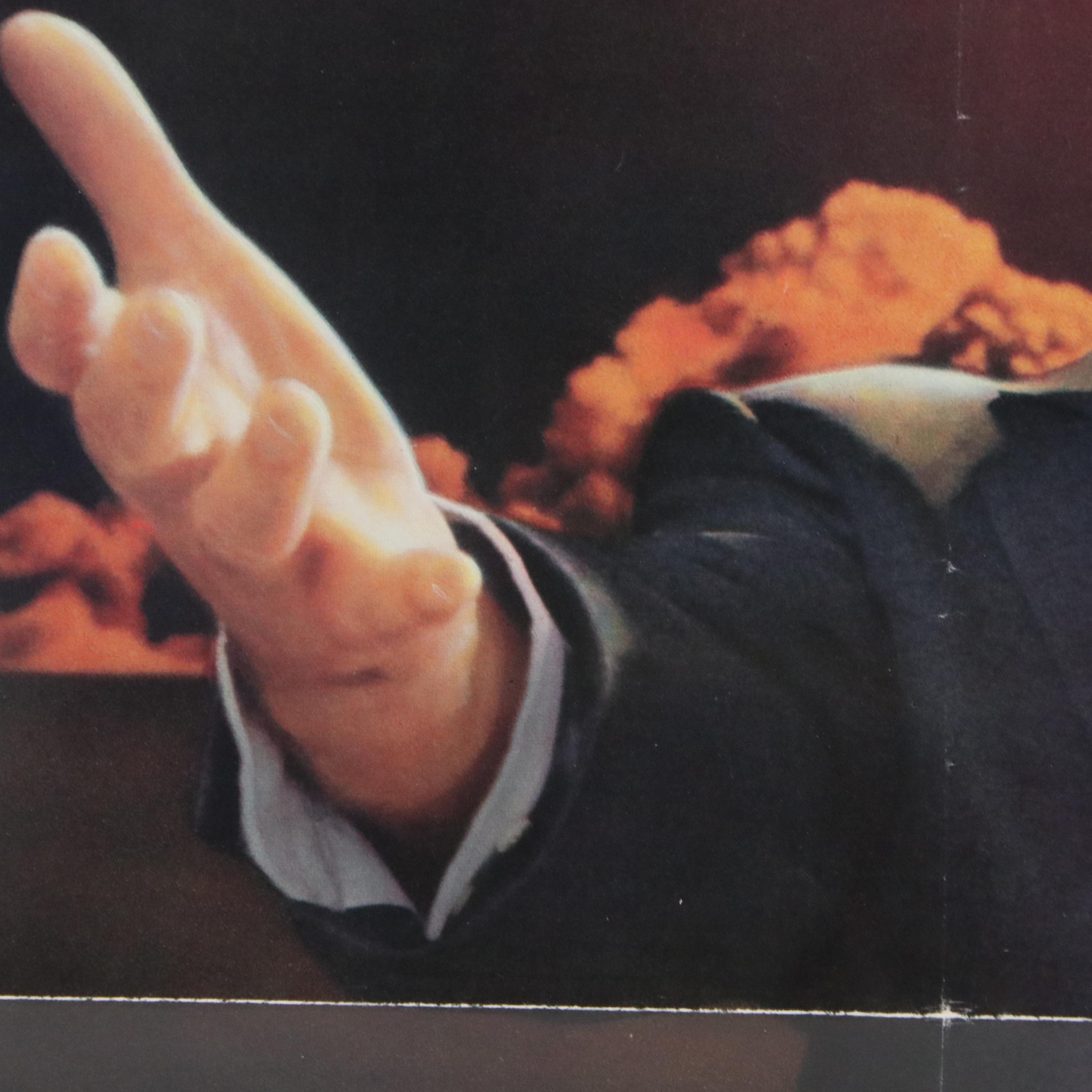 "Quest for Fire" and "Wrong Is Right" Offset Lithograph Movie Posters