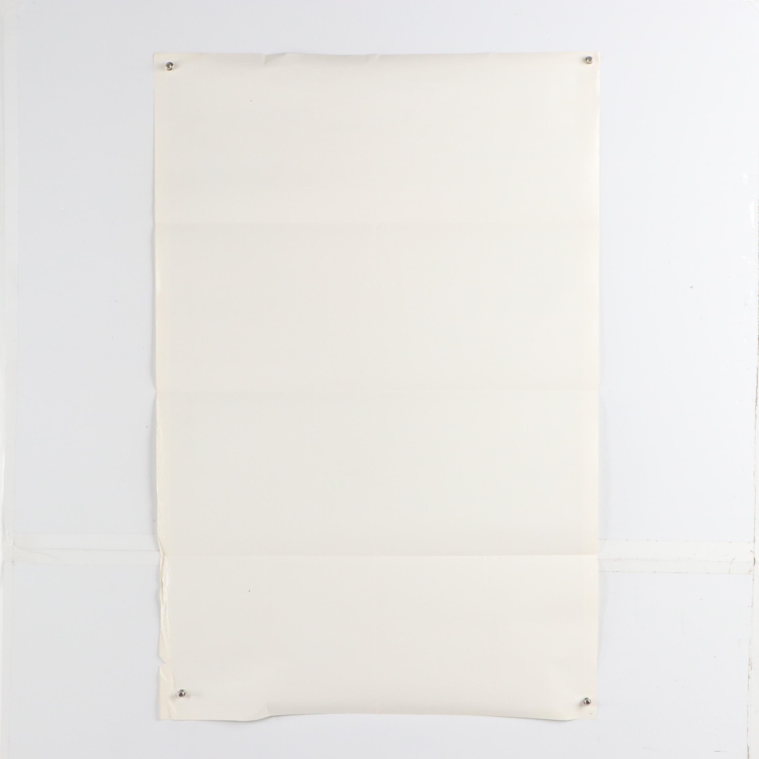 "Quest for Fire" and "Wrong Is Right" Offset Lithograph Movie Posters