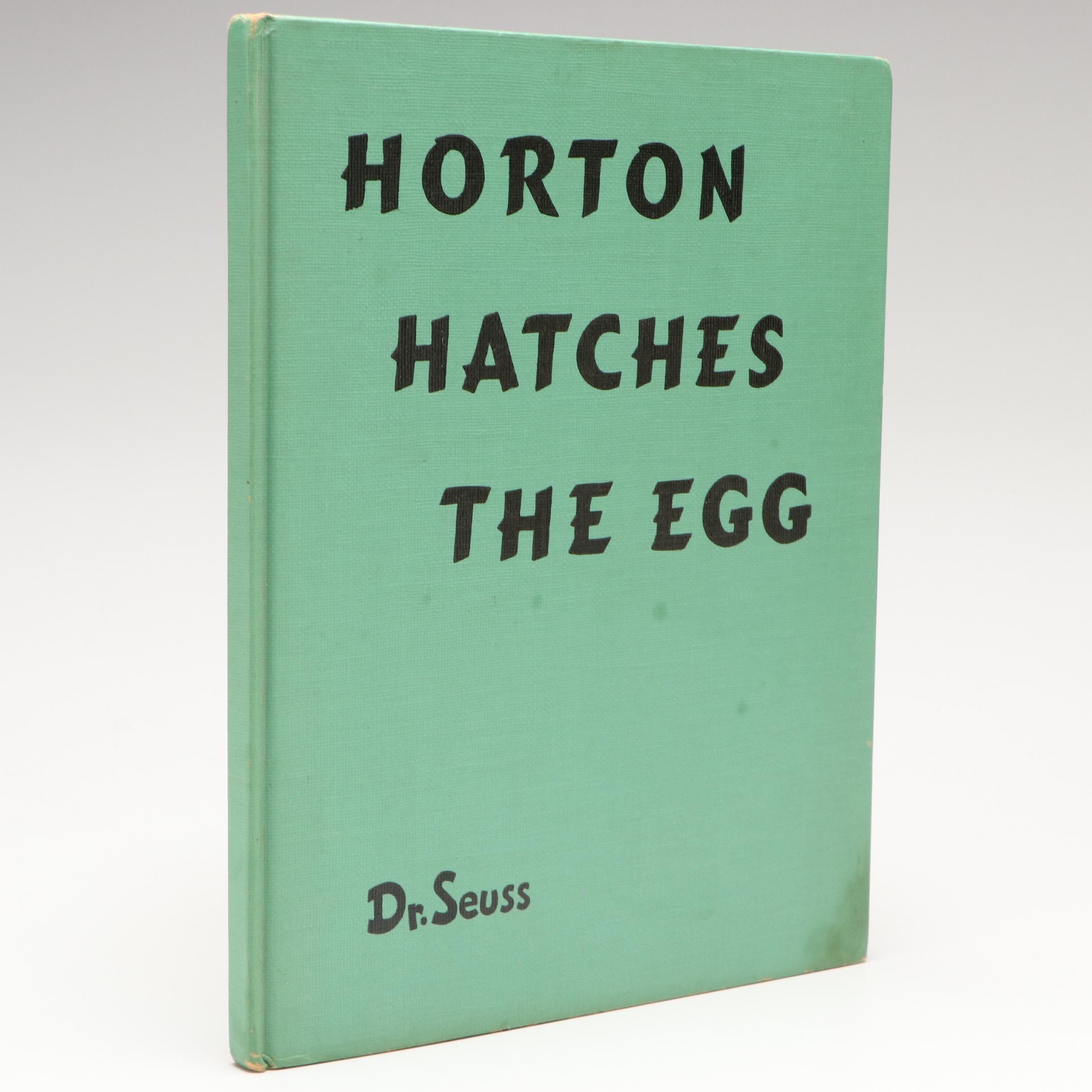 Early Printing "Horton Hatches the Egg" by Dr. Seuss, 1940