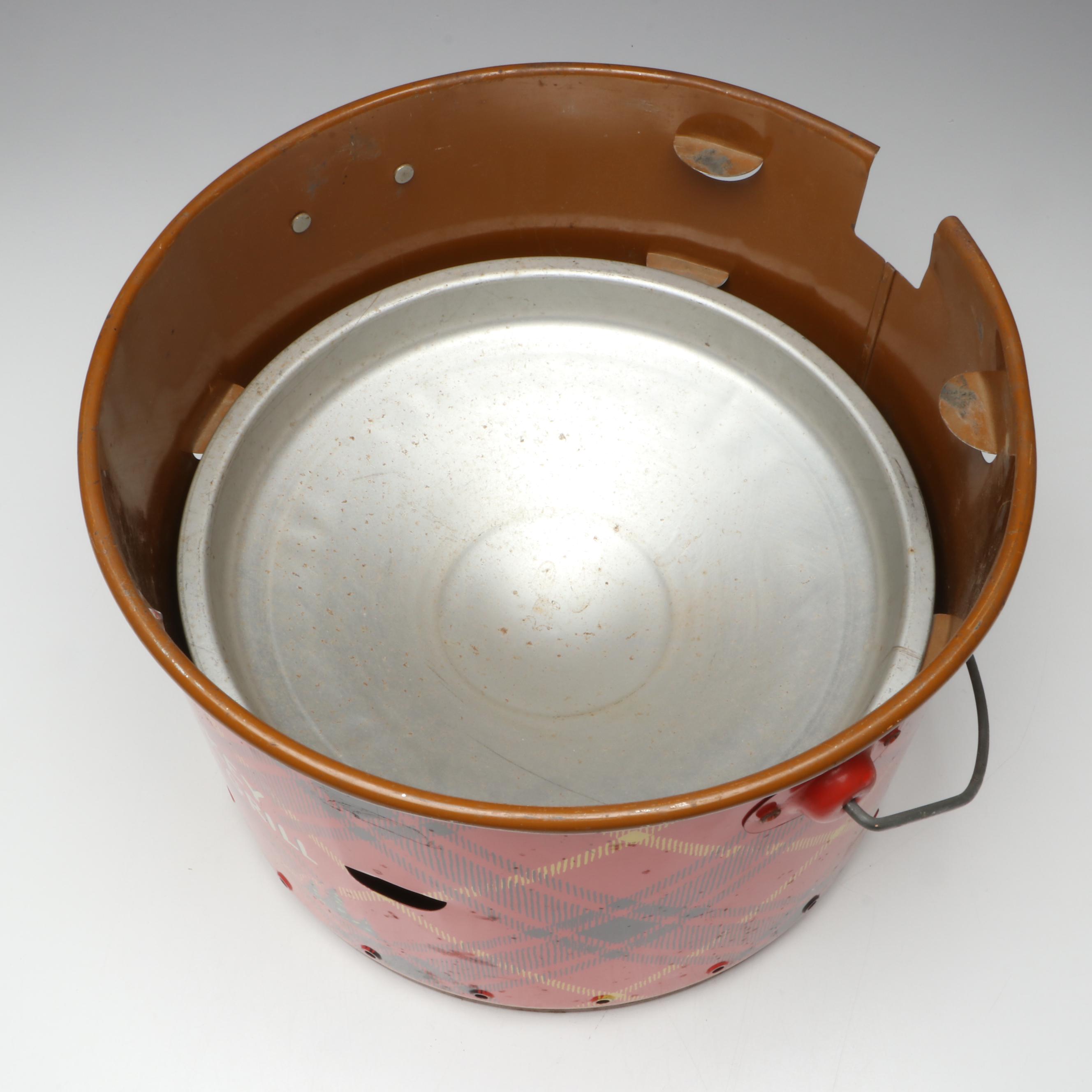 National Can Corp. Smokey Picnic Grill, Mid-20th Century