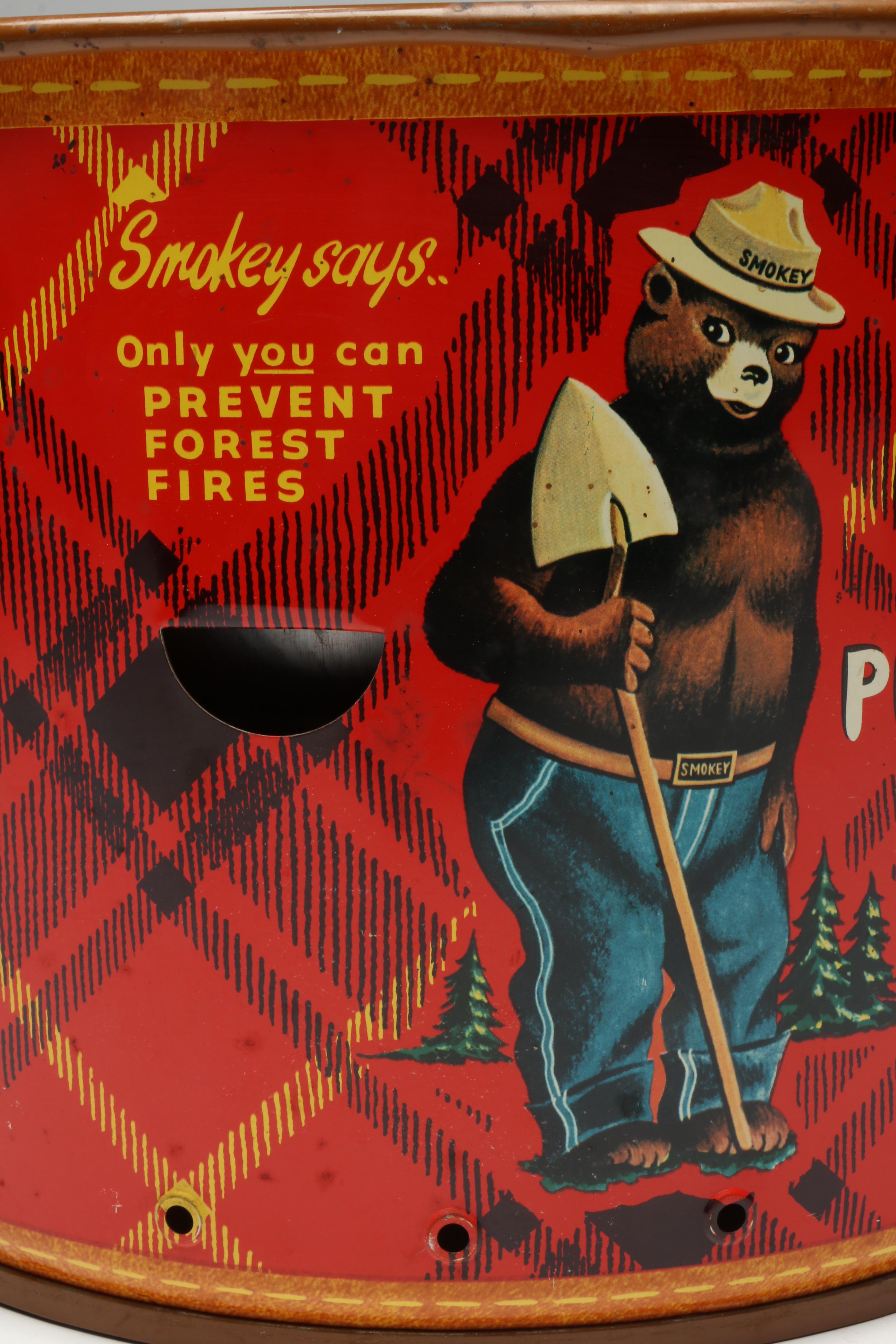 National Can Corp. Smokey Picnic Grill, Mid-20th Century