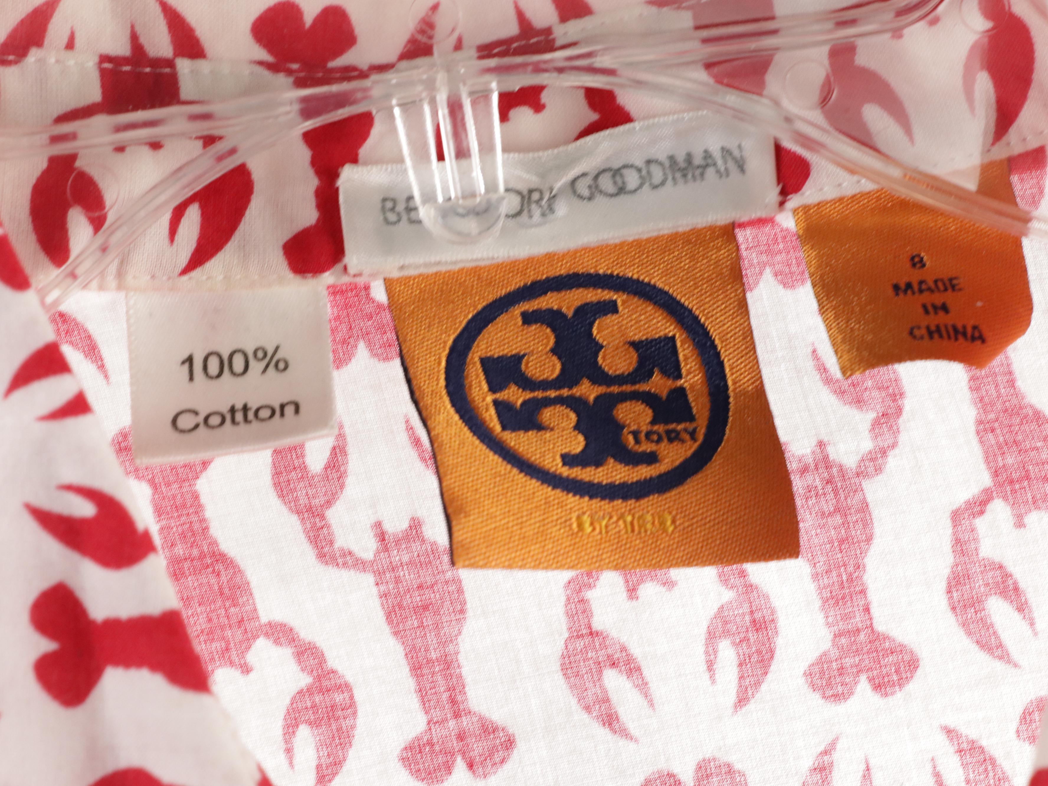 Lafayette 148  Silk Tank Top, Tory Burch Lobster Printed Button-Up Top & More