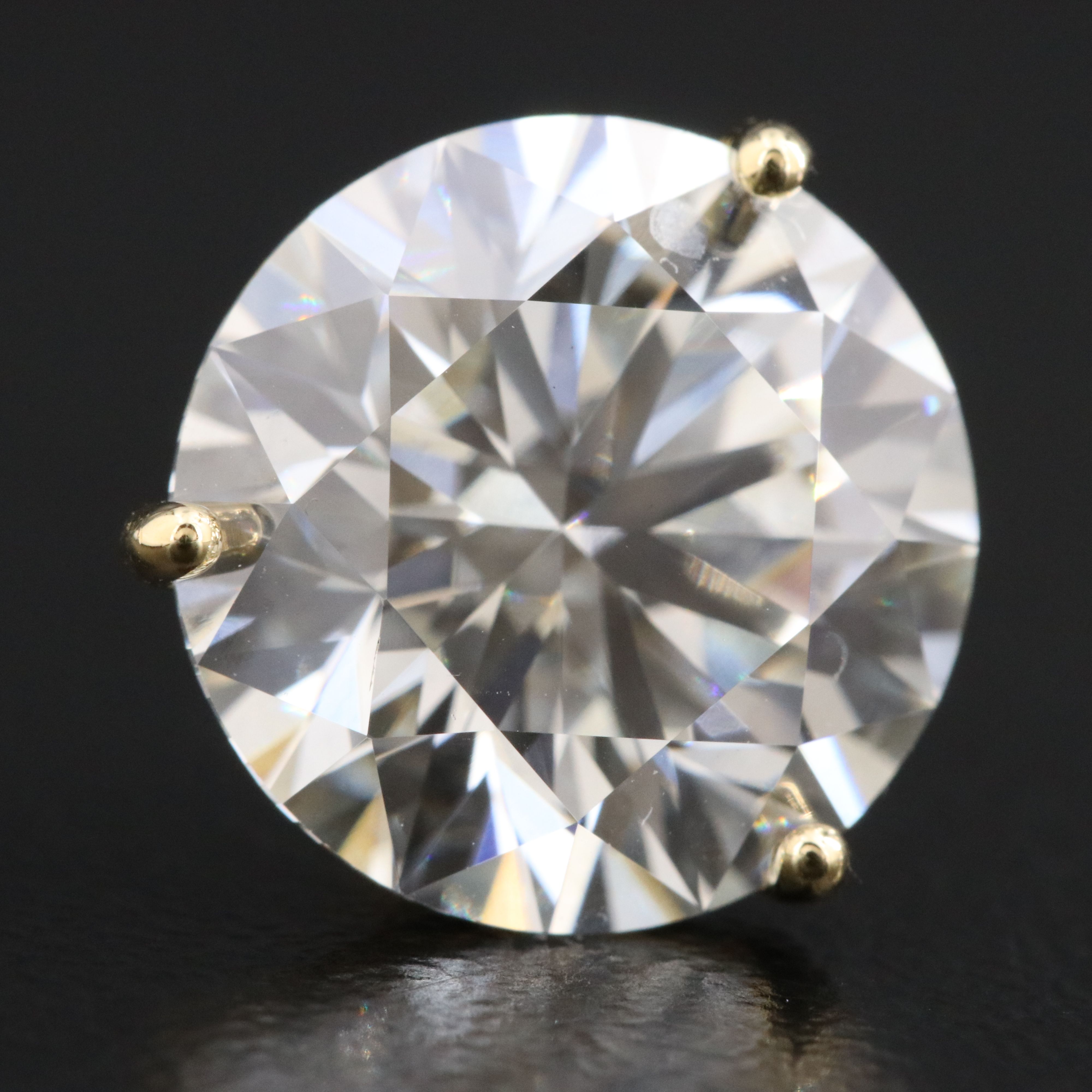 18K 10.00 CTW Lab Grown Diamond Martini-Set Stud Earrings