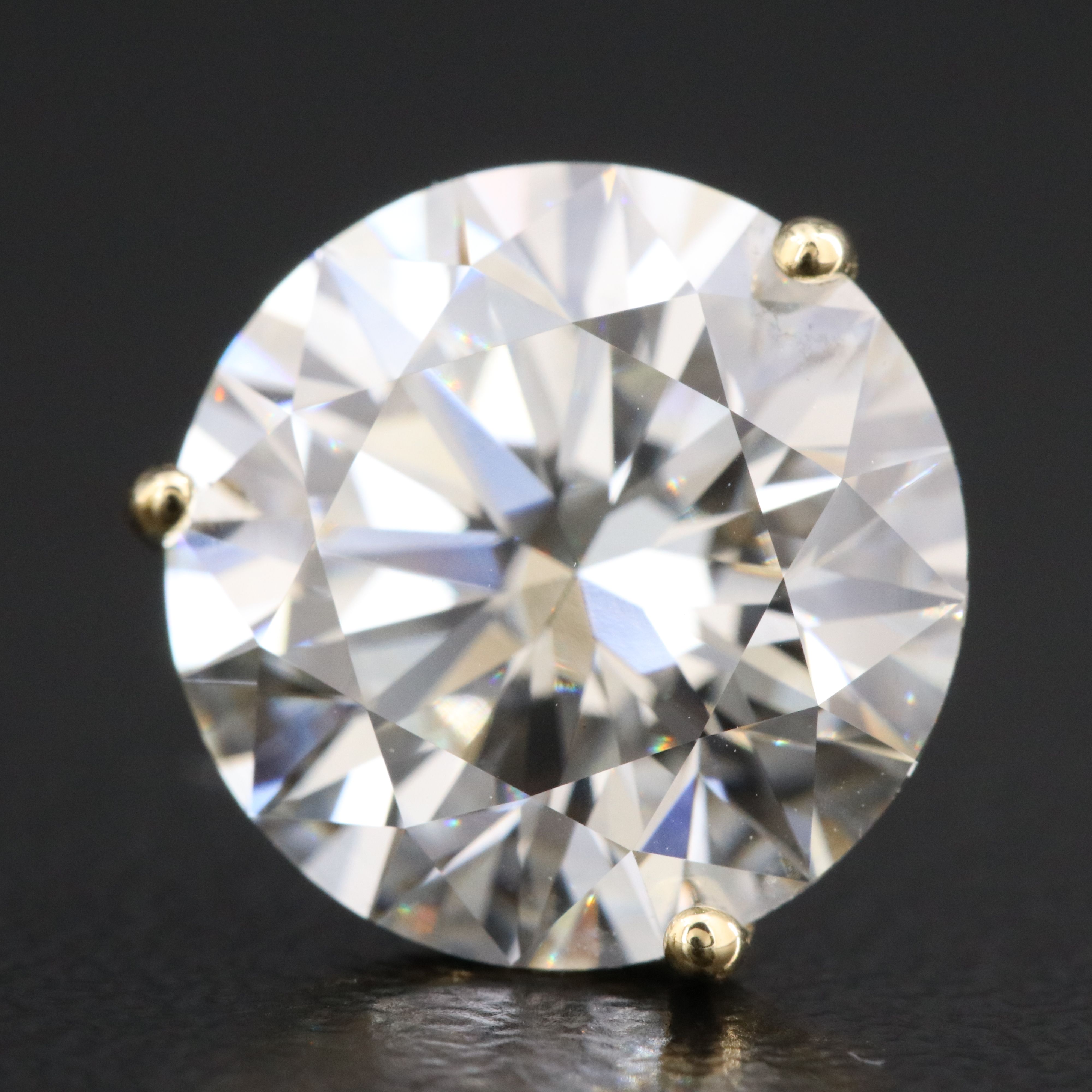 18K 10.00 CTW Lab Grown Diamond Martini-Set Stud Earrings