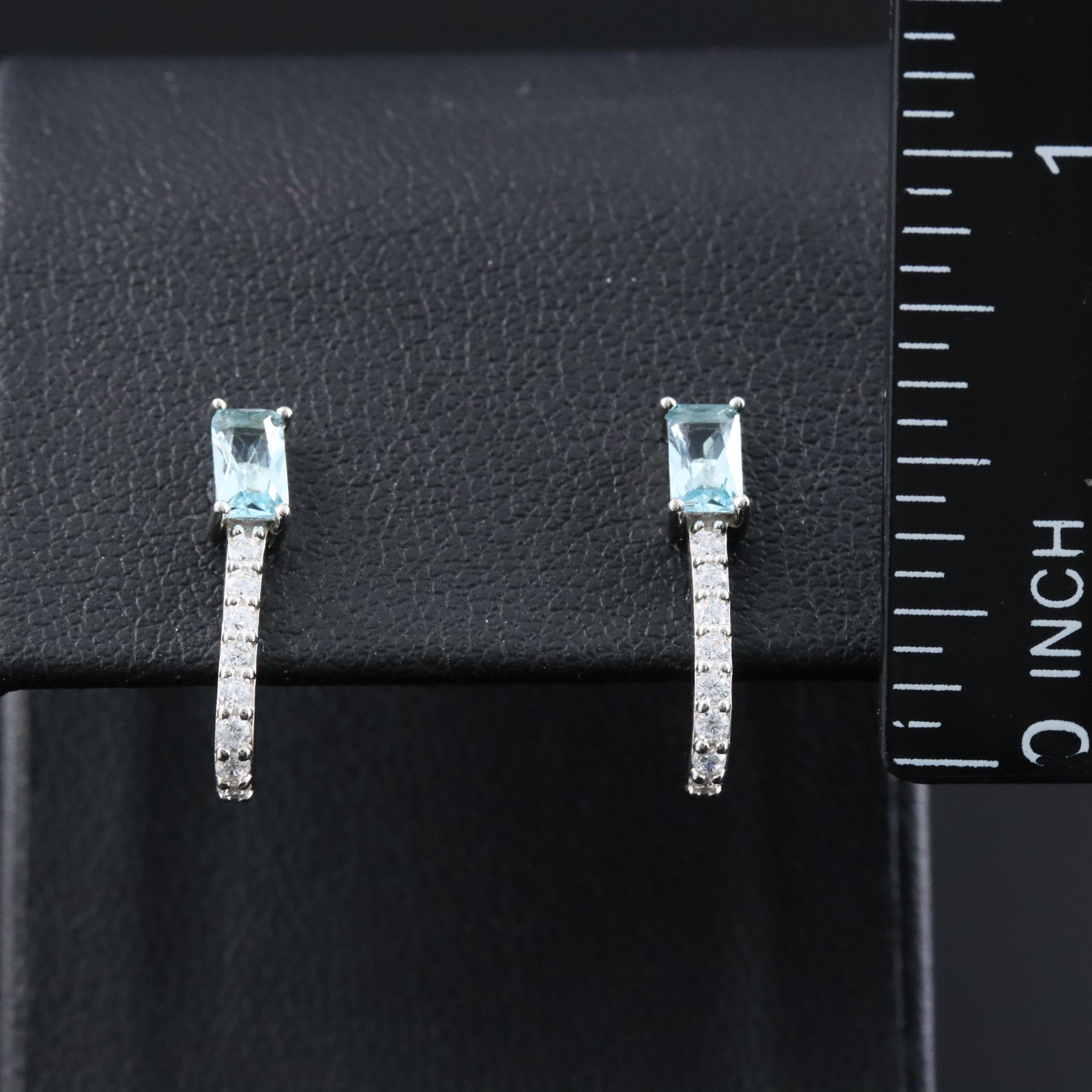 Sterling CZ Earrings