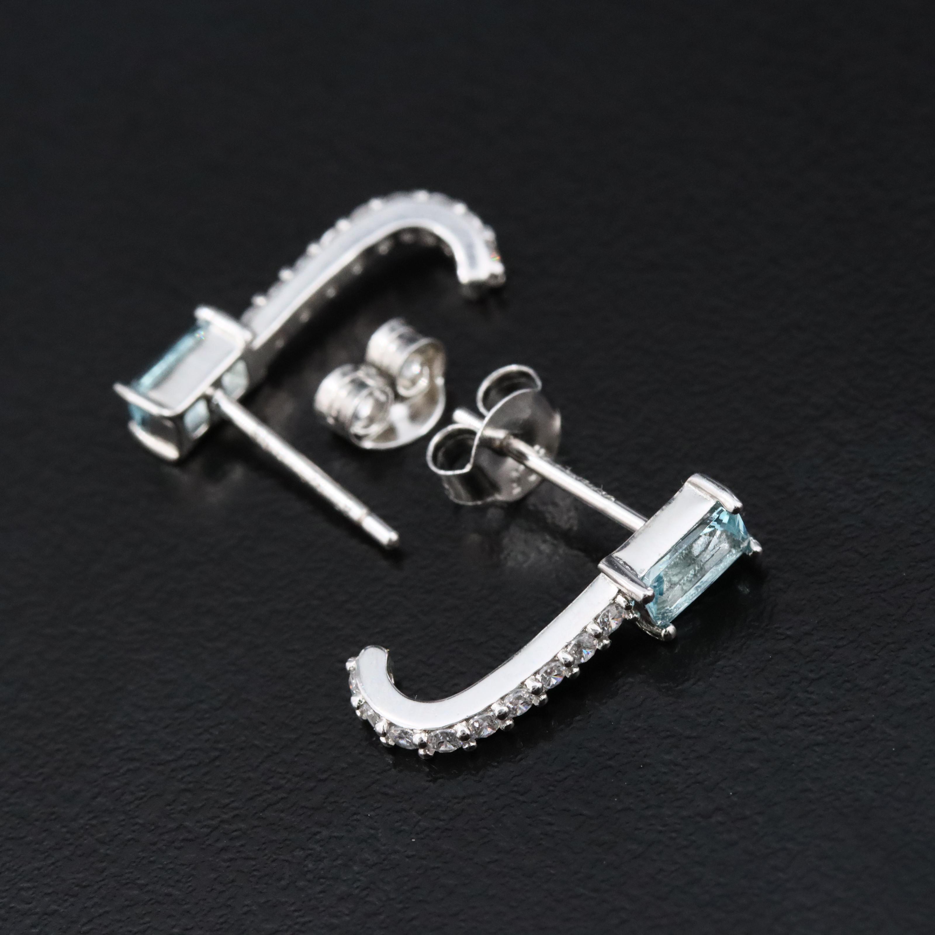 Sterling CZ Earrings
