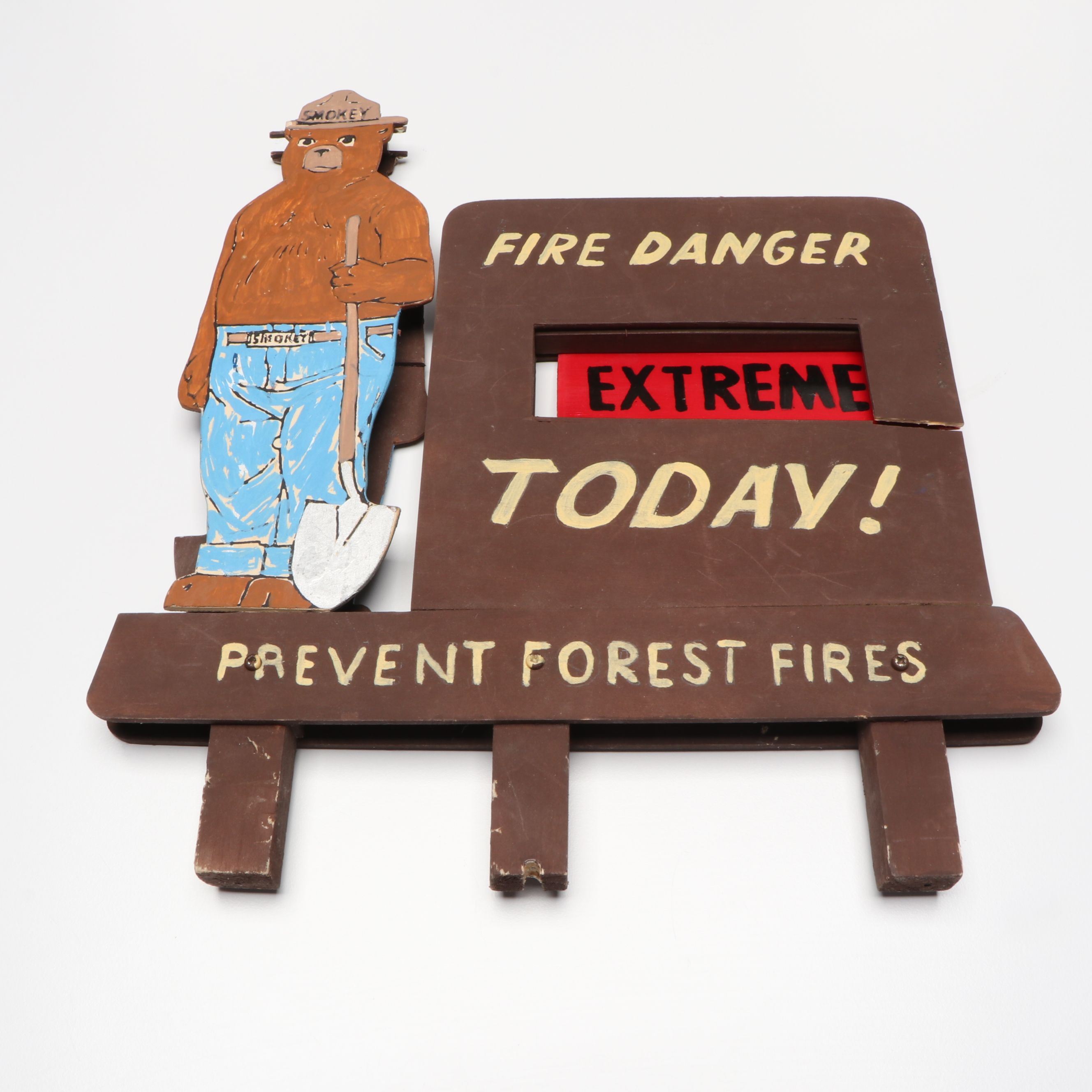 "Smokey the Bear" Vintage Plush Toy, Metal Pins, Ephemera and More Collectibles