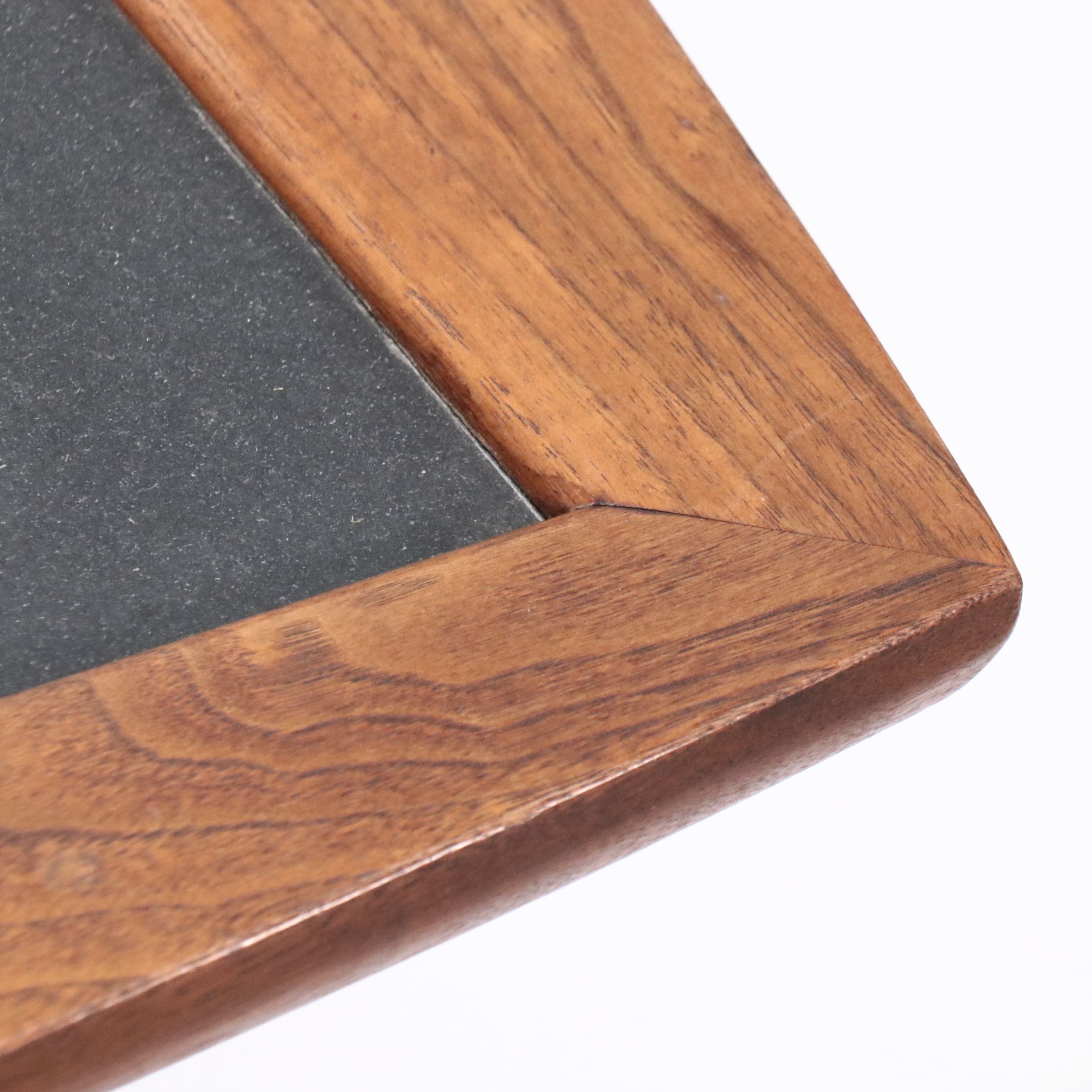 Erwin Lambeth Postmodern Style Wooden Pedestal Table