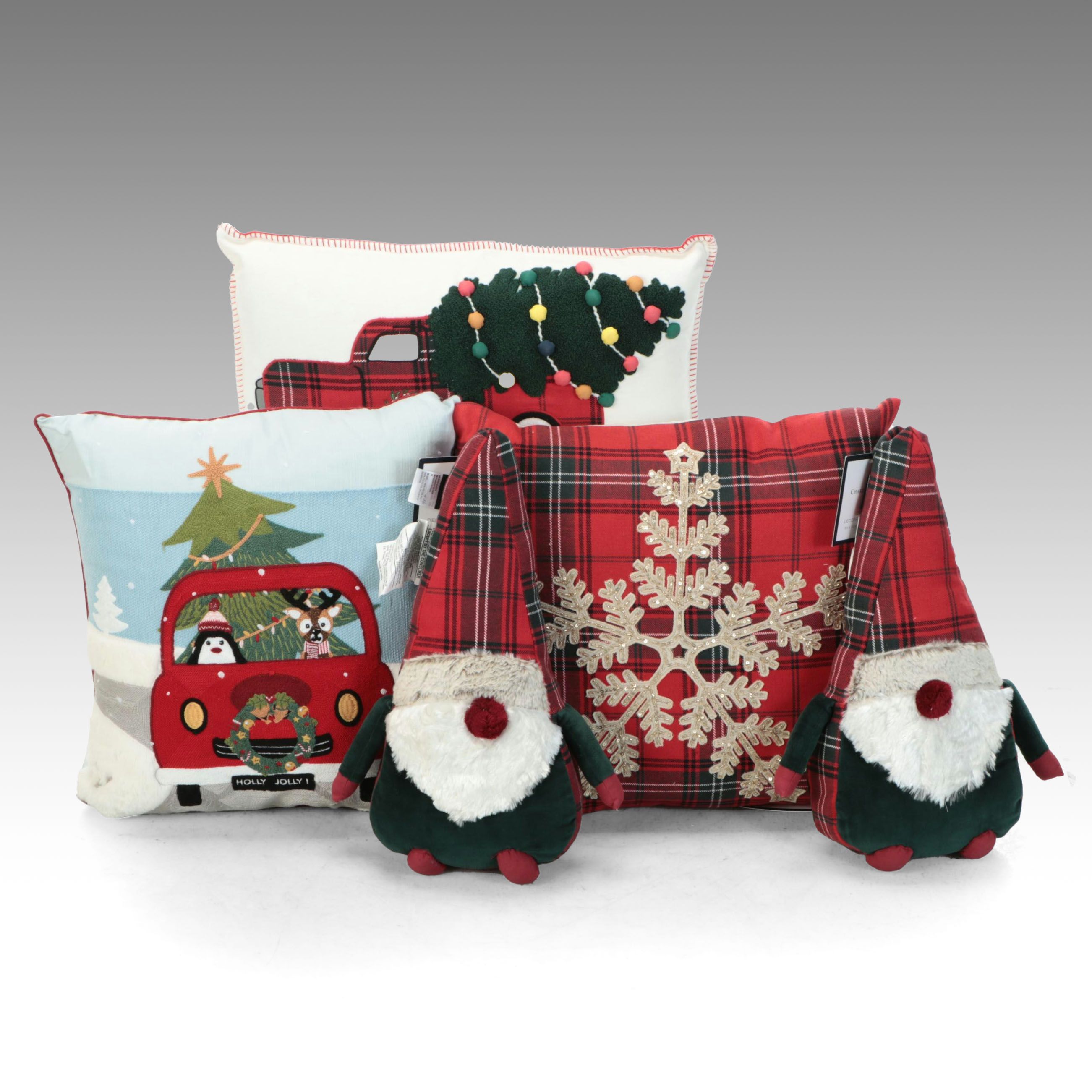 Charter Club and Other Christmas Throw Pillows