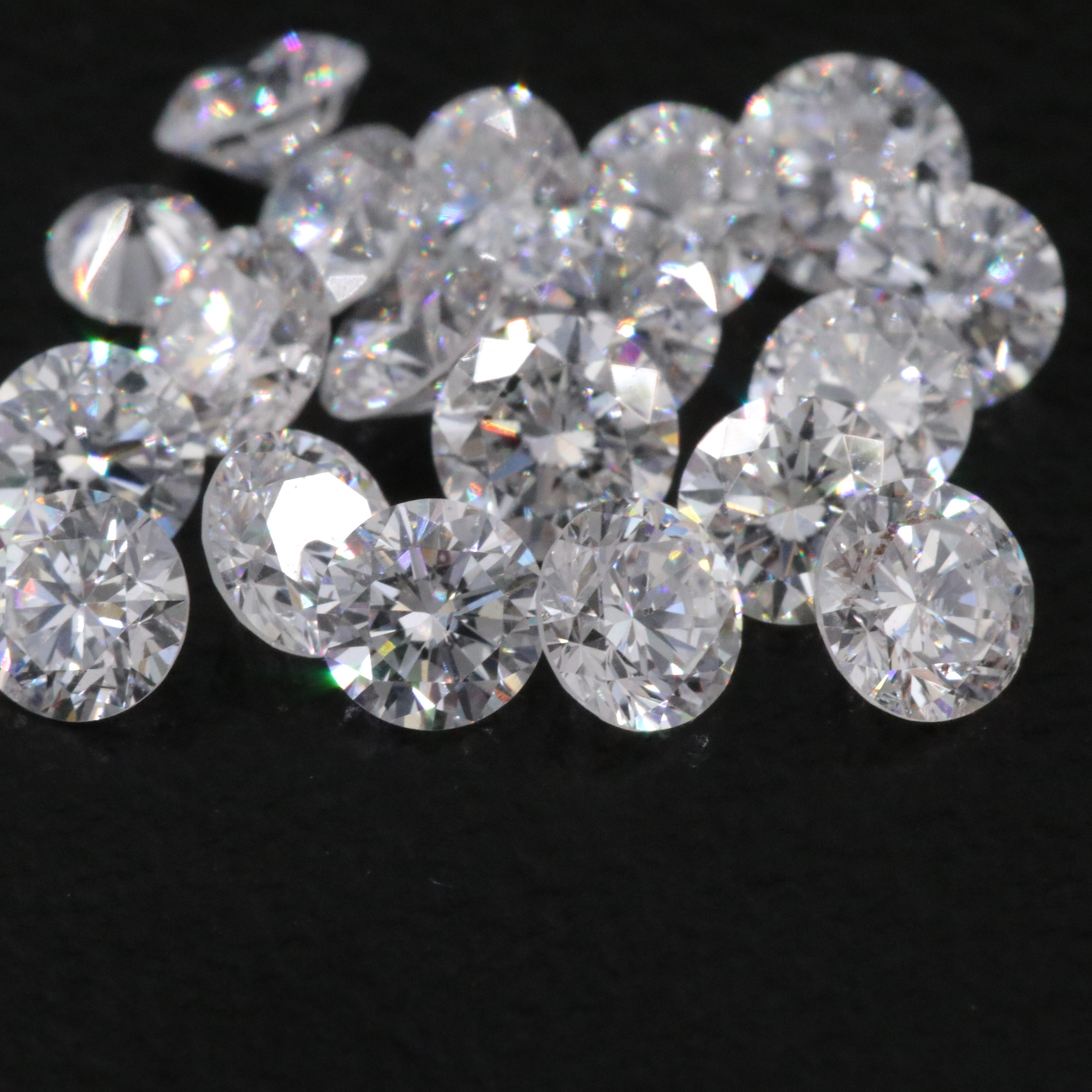 Loose 2.13 CTW Lab Grown Diamond Melee Lot