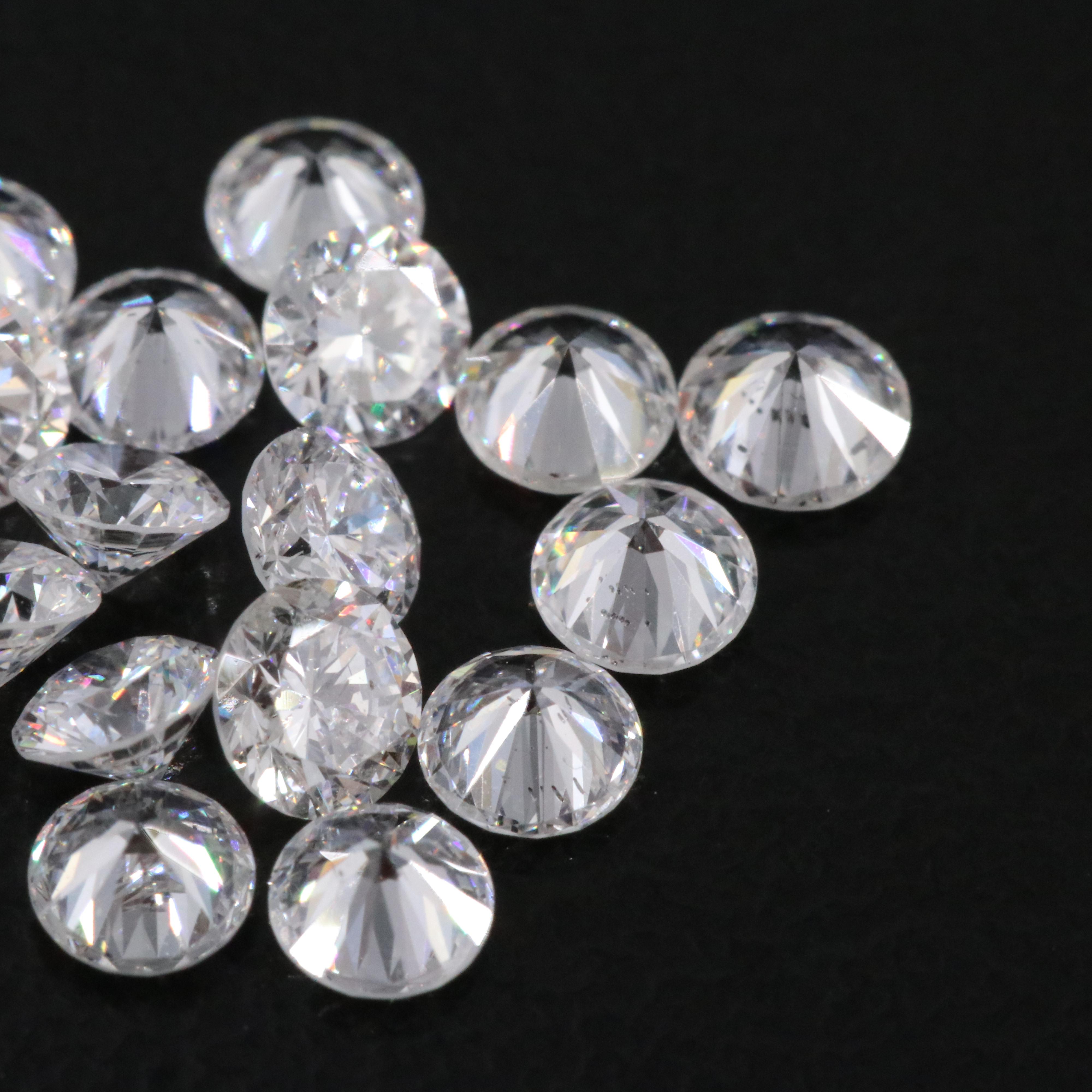 Loose 2.13 CTW Lab Grown Diamond Melee Lot