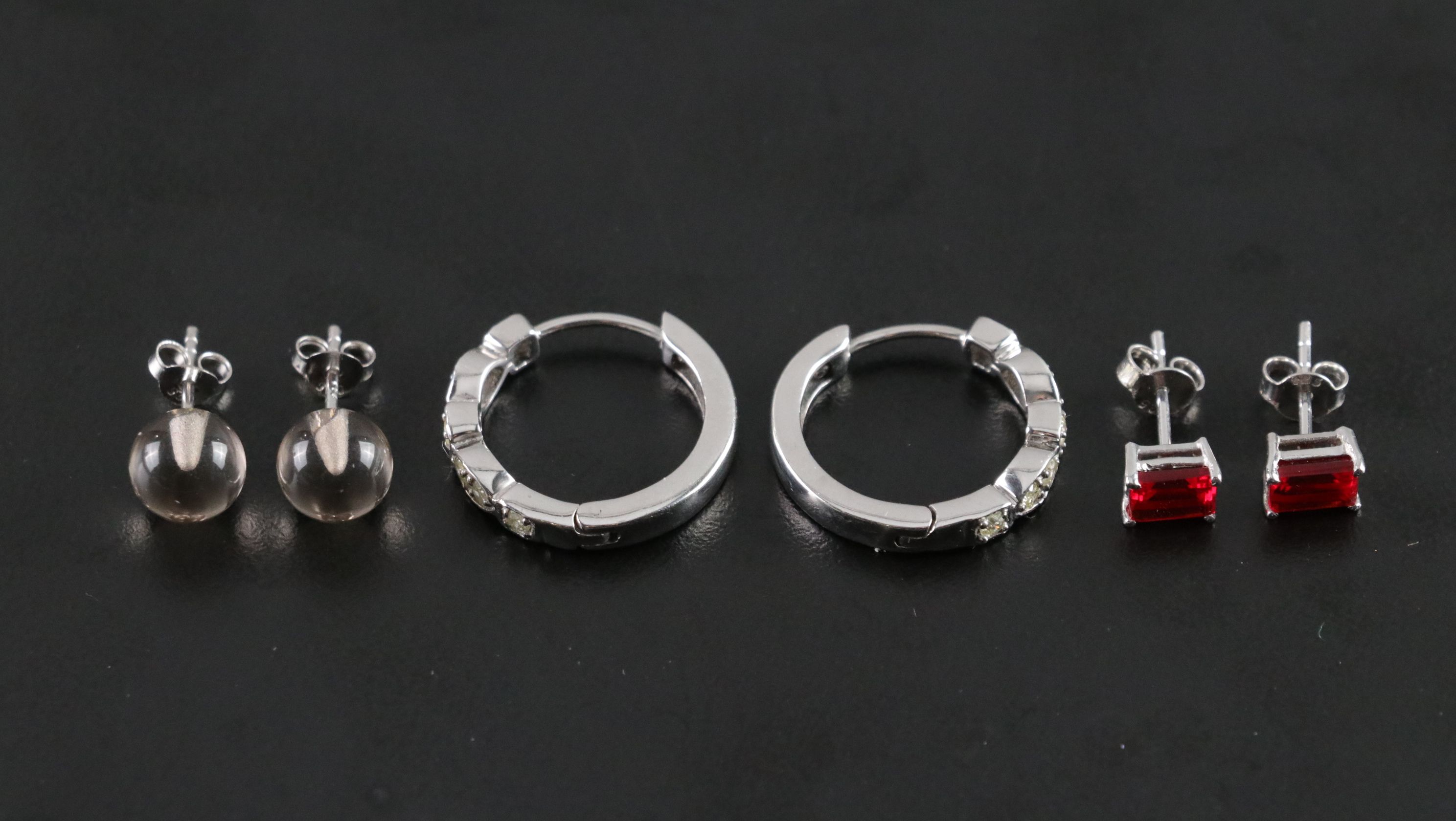 14 Assorted Sterling Silver Rings, Necklaces and Earrings