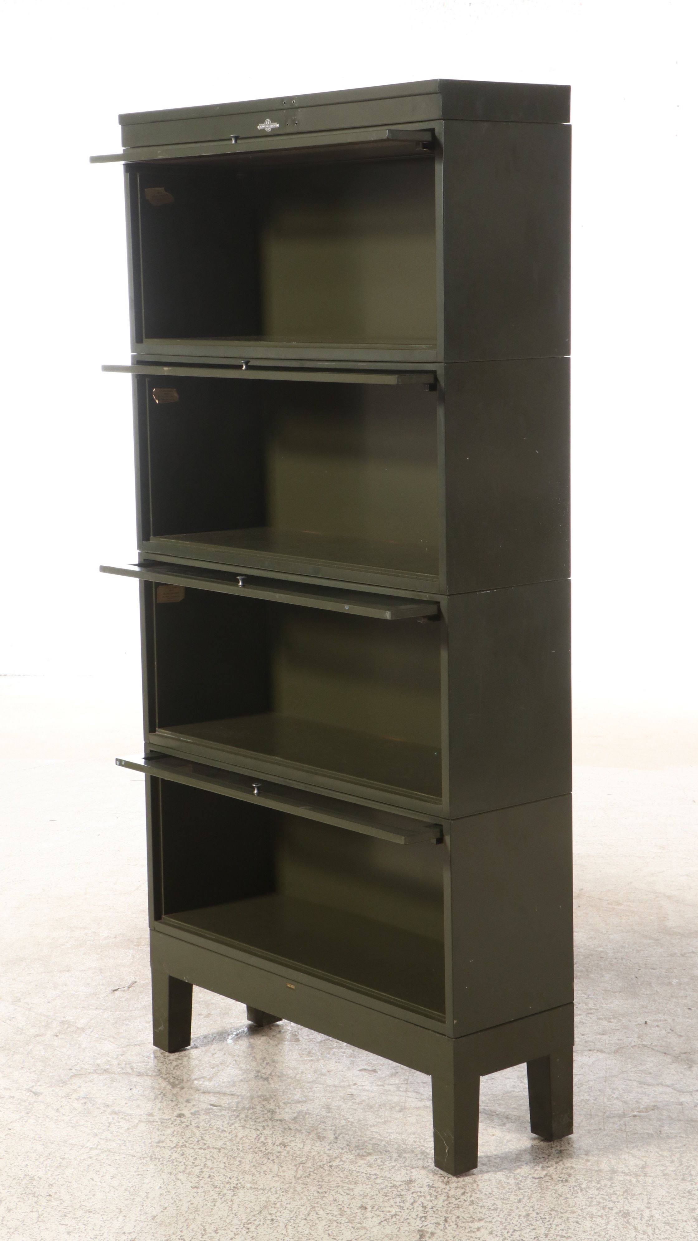 Globe-Wernicke Metal Barrister's Bookcase, Early to Mid-20th Century