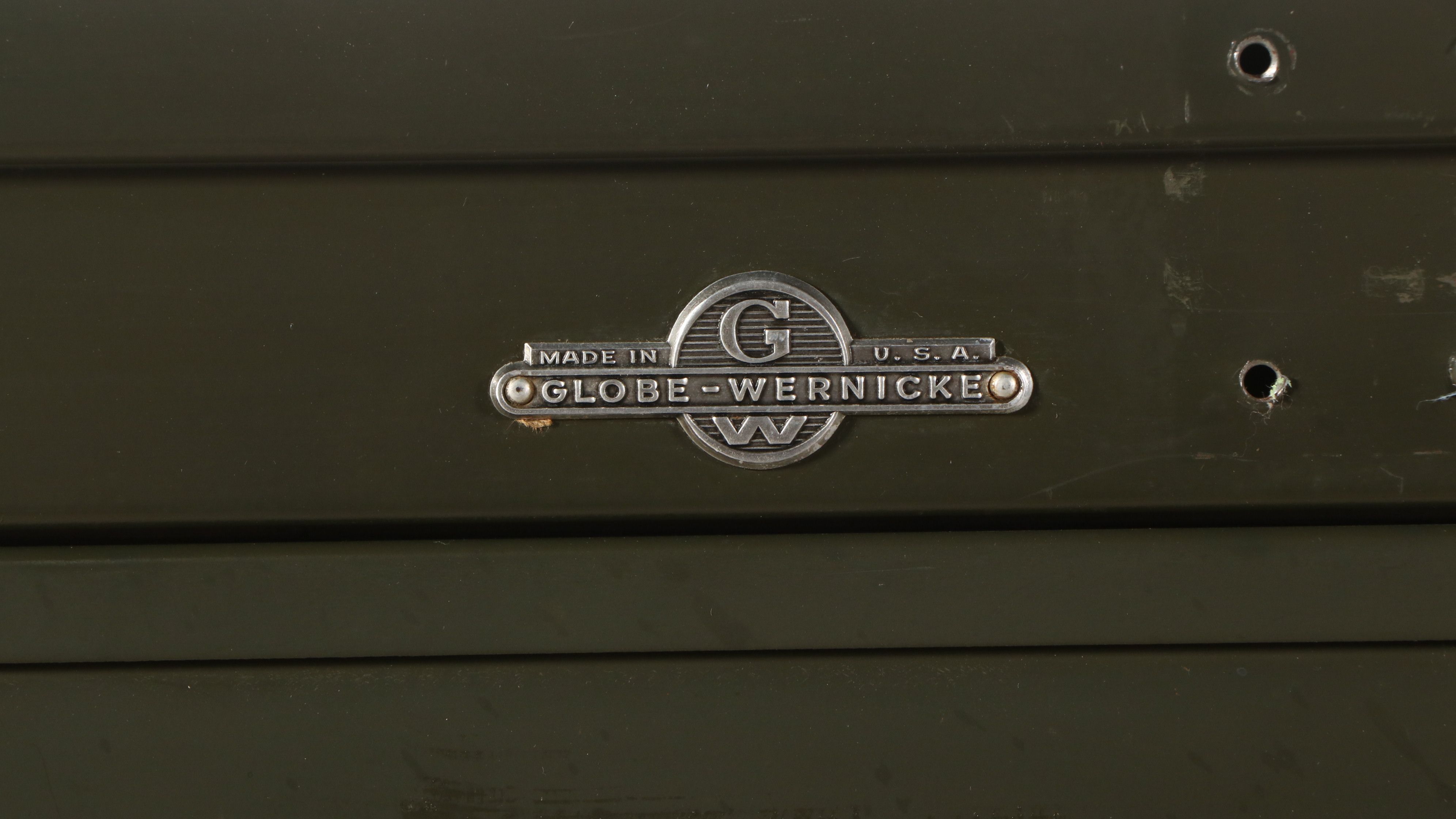 Globe-Wernicke Metal Barrister's Bookcase, Early to Mid-20th Century