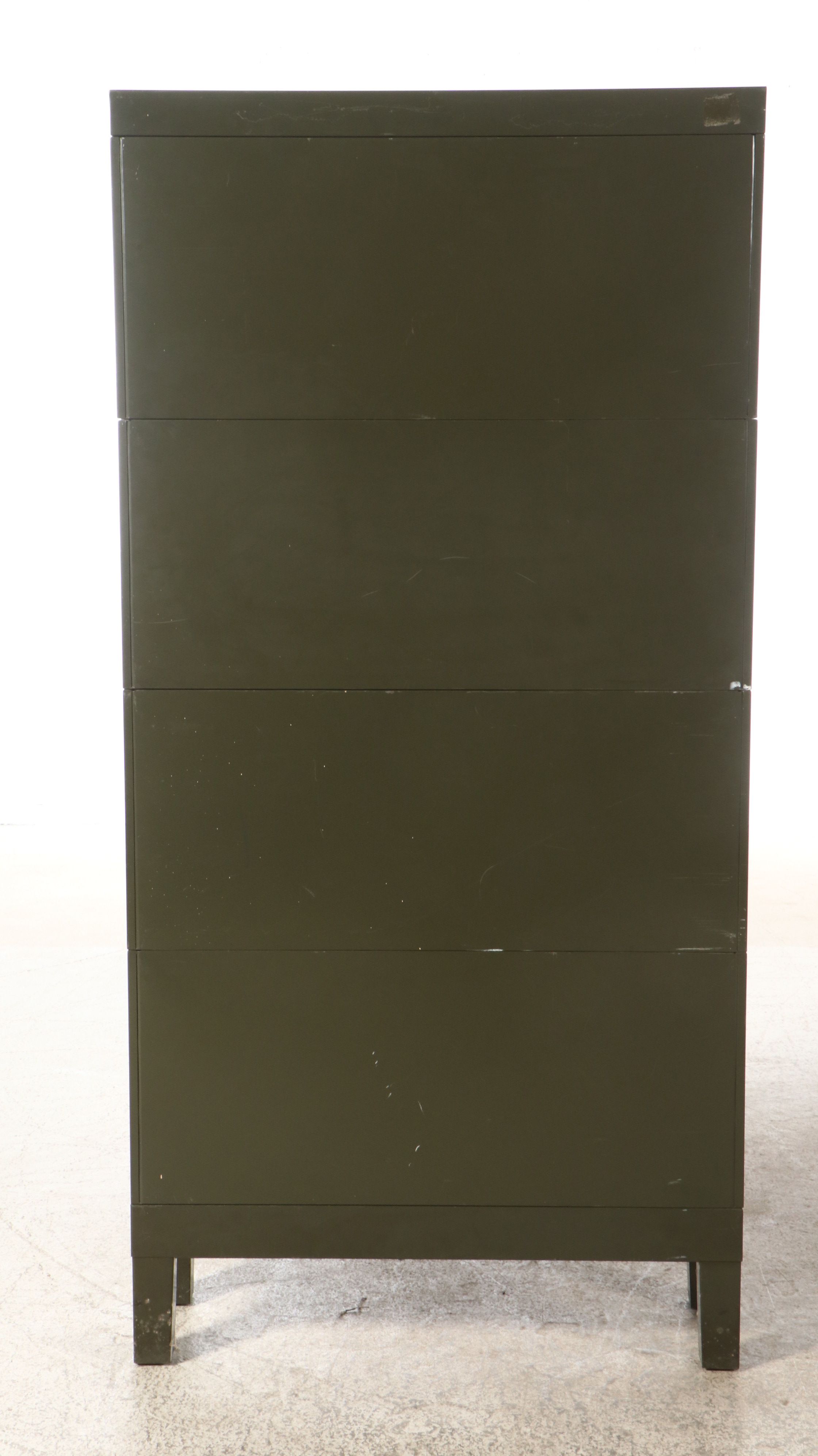 Globe-Wernicke Metal Barrister's Bookcase, Early to Mid-20th Century