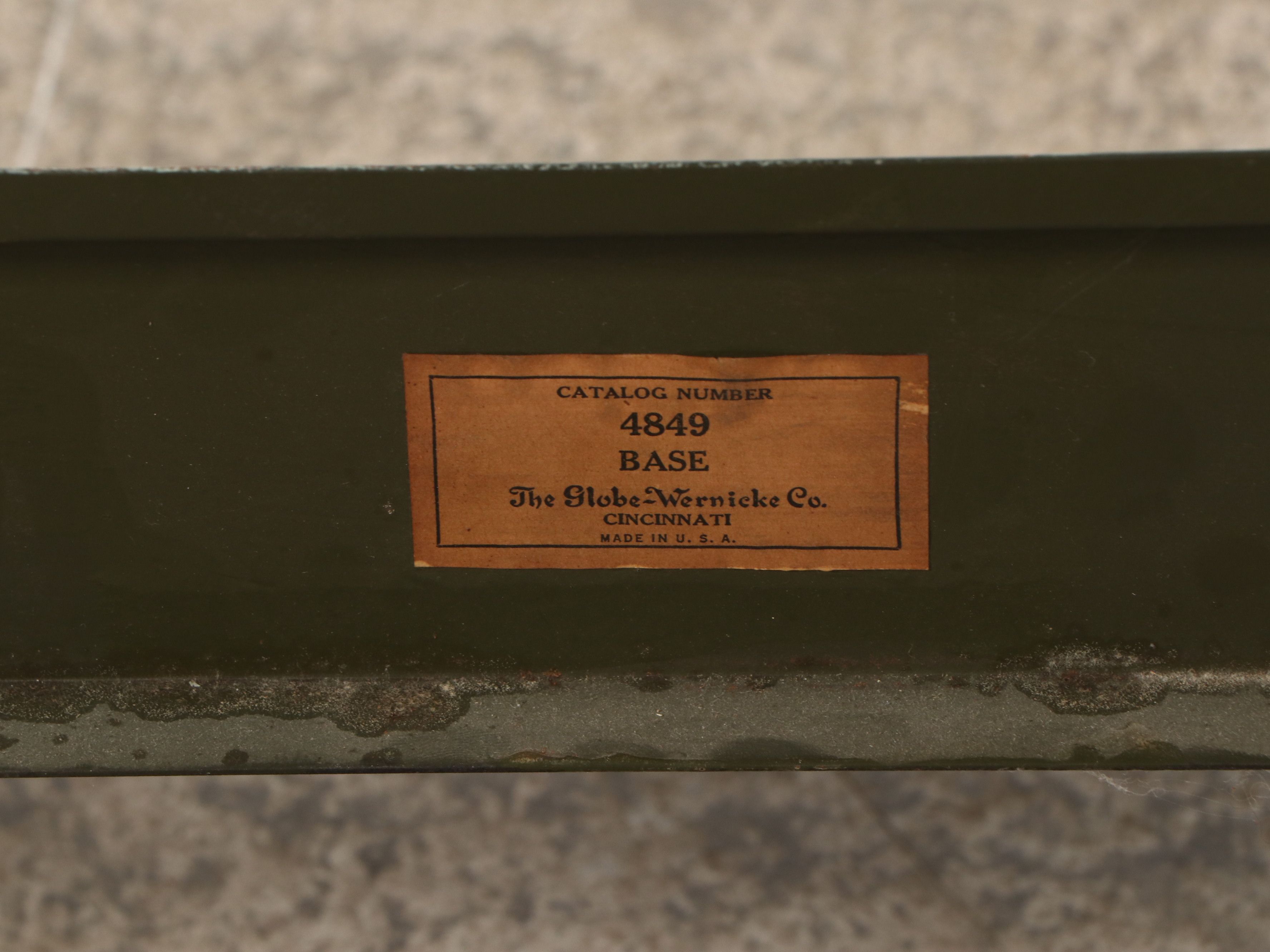 Globe-Wernicke Metal Barrister's Bookcase, Early to Mid-20th Century