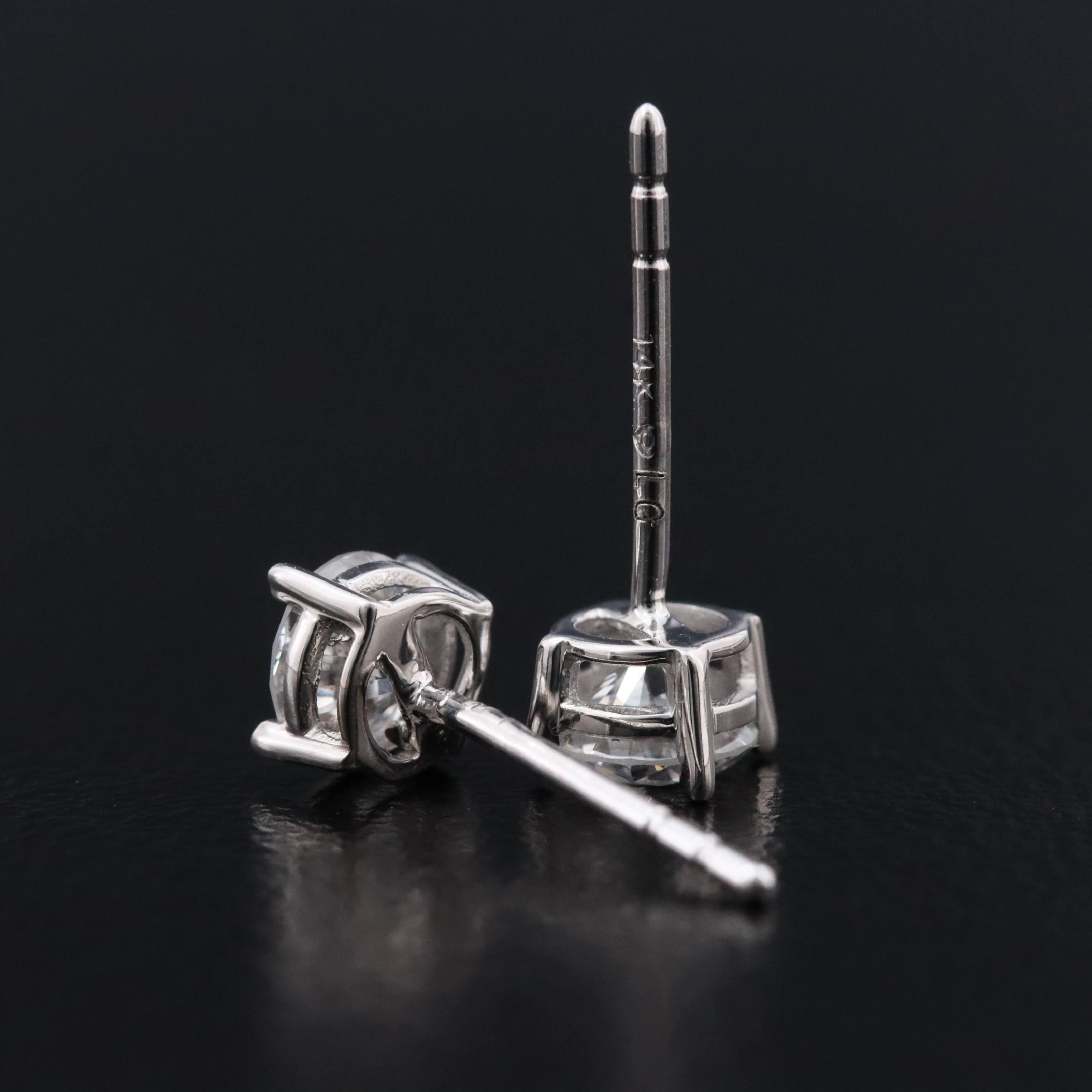 14K 0.50 CTW Lab Grown Diamond Stud Earrings
