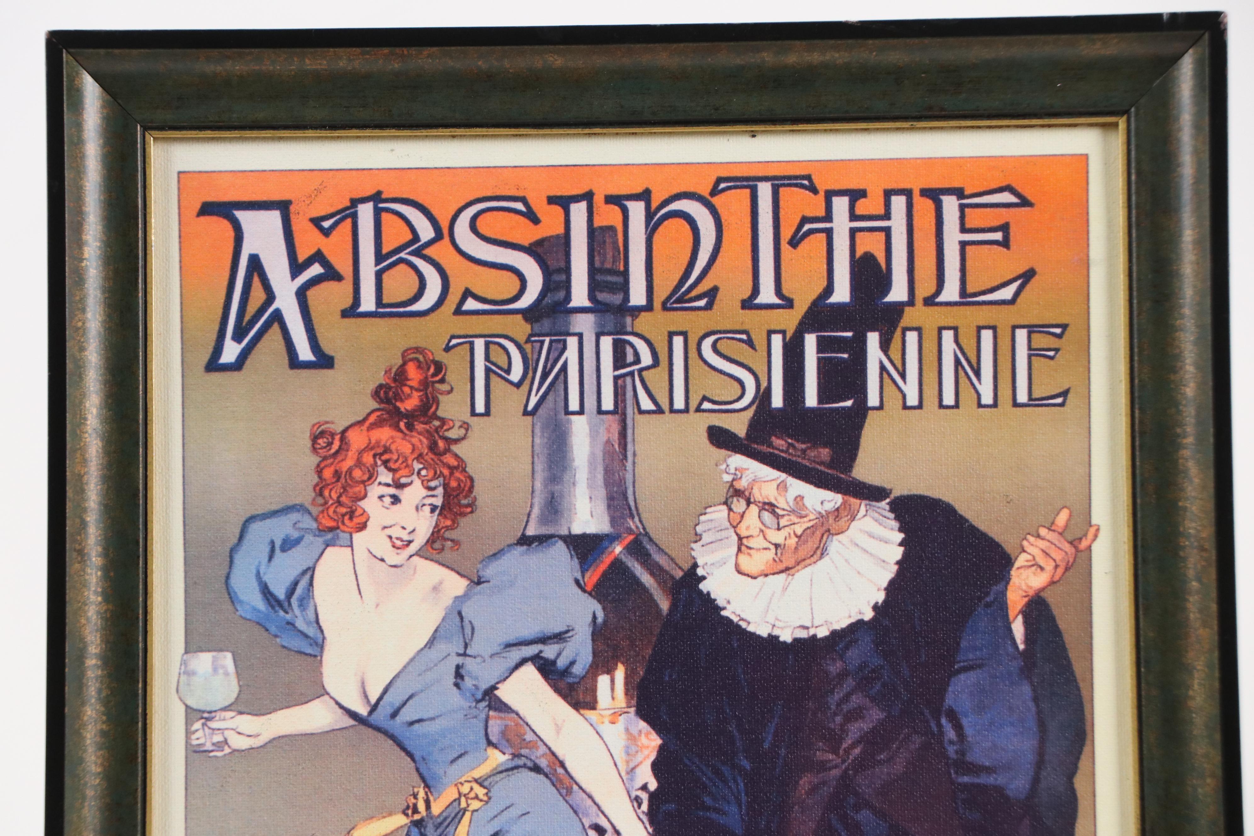Absinthe Parisienne Poster After Pierre-Henri Gélis-Didot and Louis Malteste