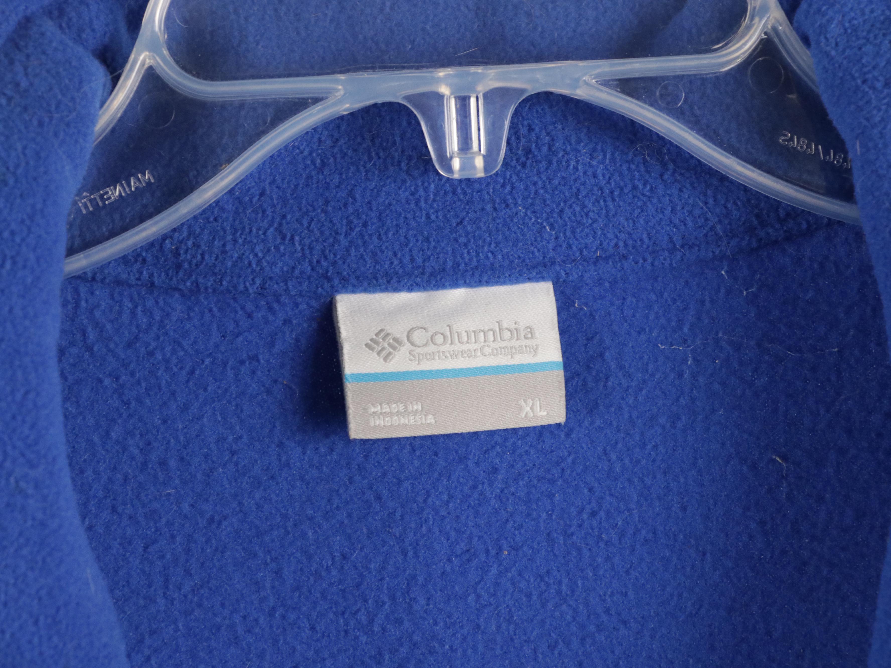 Men's Open Trails Plaid Flannel w/ Columbia and Gravel Gear Zipper-Front Jacket