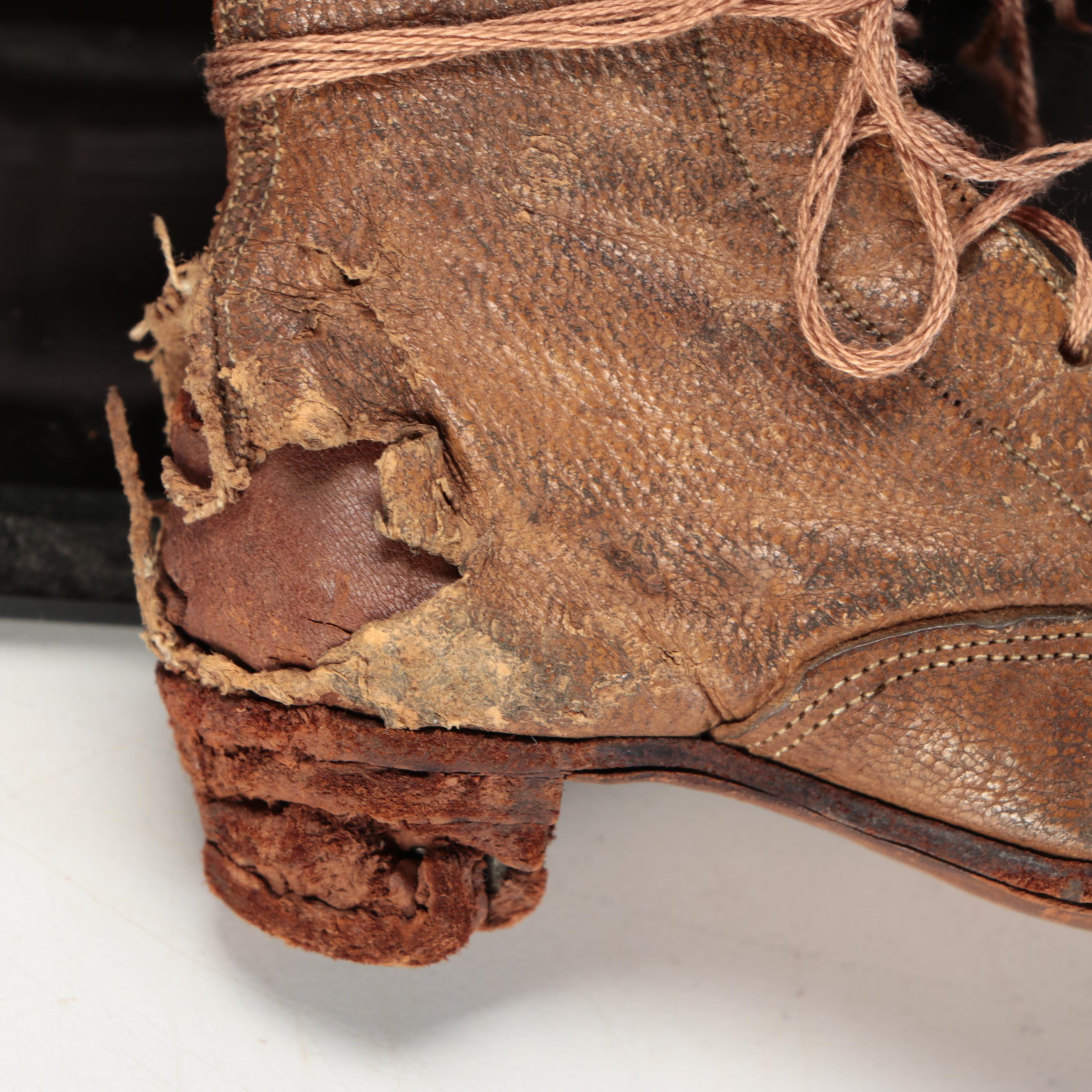 Porcelain Cloth Bodied German or French Doll with Display Case, Antique