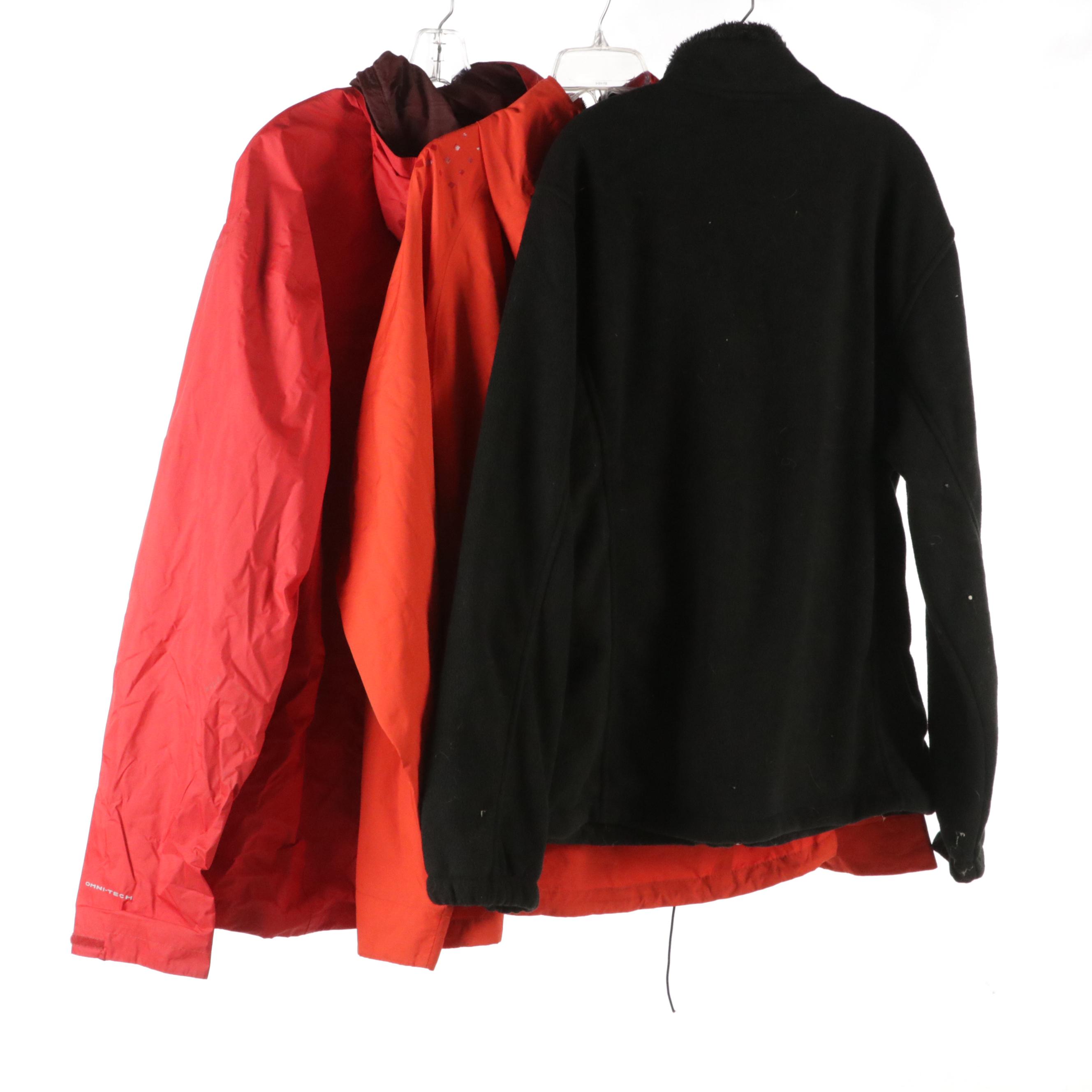 Men's The North Face & Columbia Nylon Rain Jackets, Inspire Others Fleece Jacket