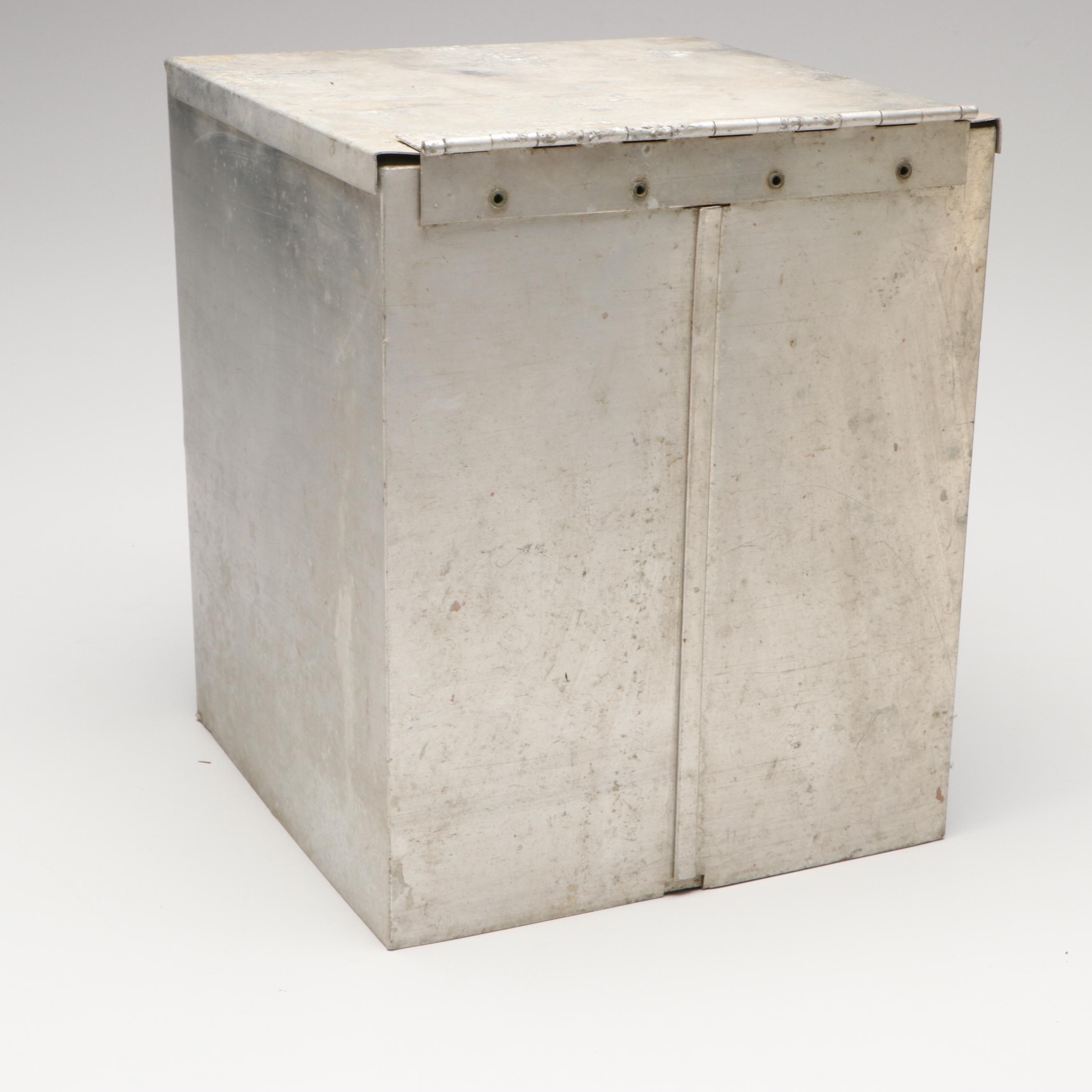 Blossom Hill Dairy Metal Milk Box, Mid-20th Century