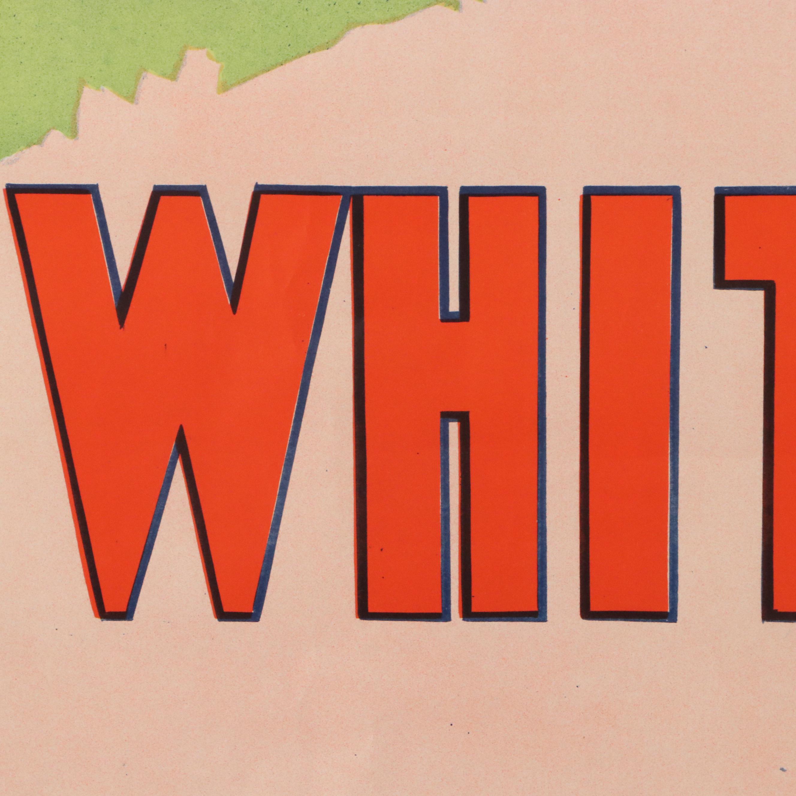 Partial Color Lithograph "Dick Whittington," 20th Century