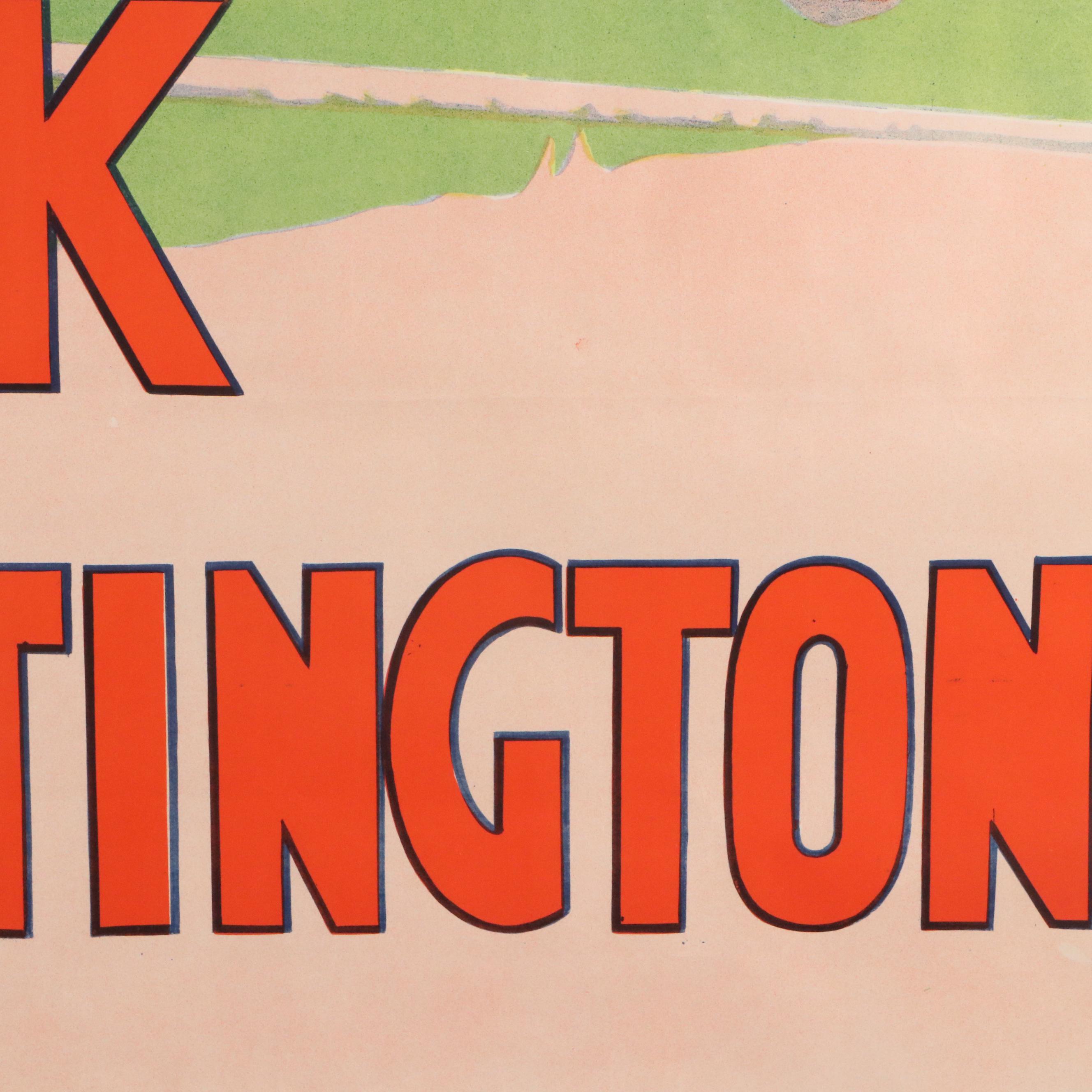 Partial Color Lithograph "Dick Whittington," 20th Century