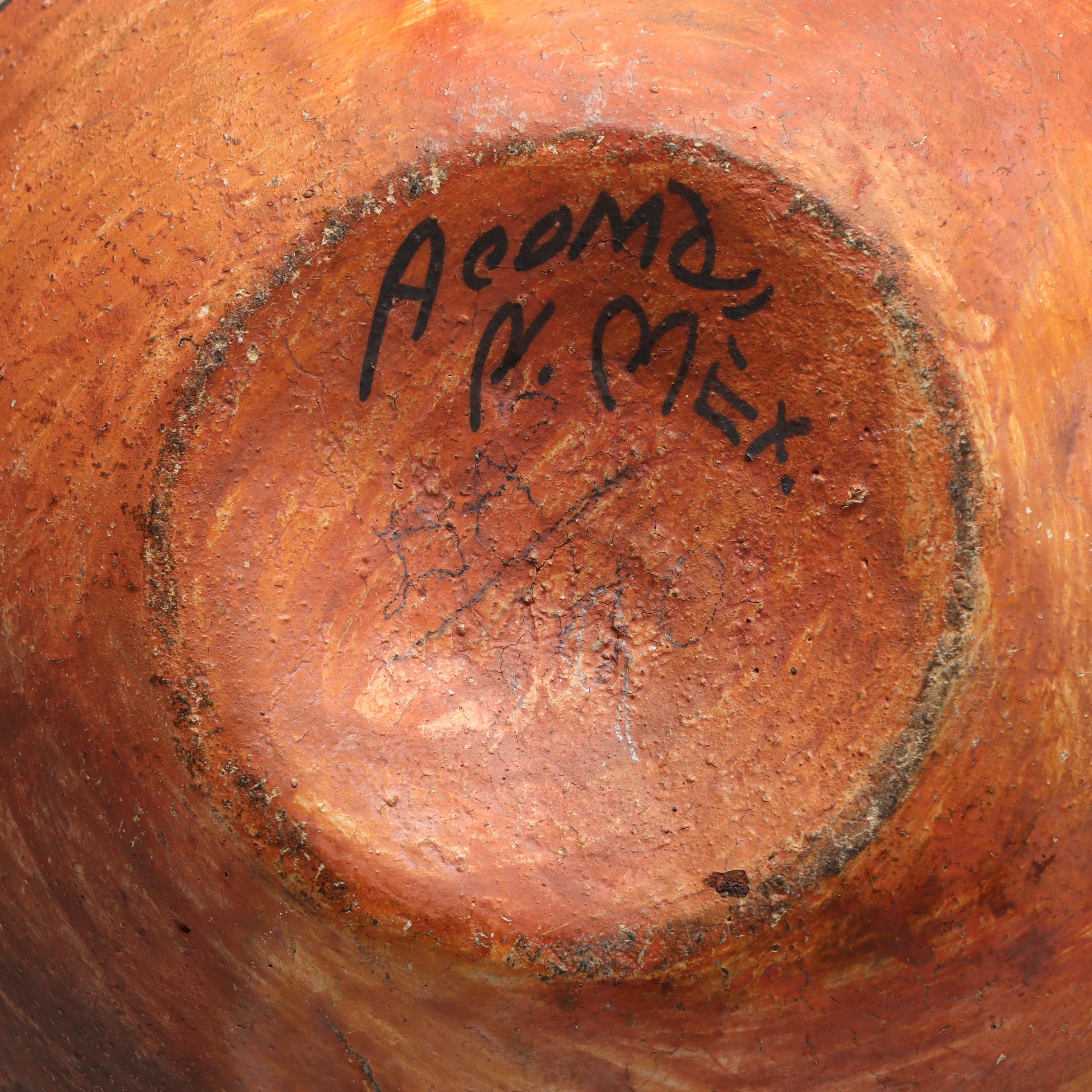 Acoma Pueblo Polychrome Ceramic Pot