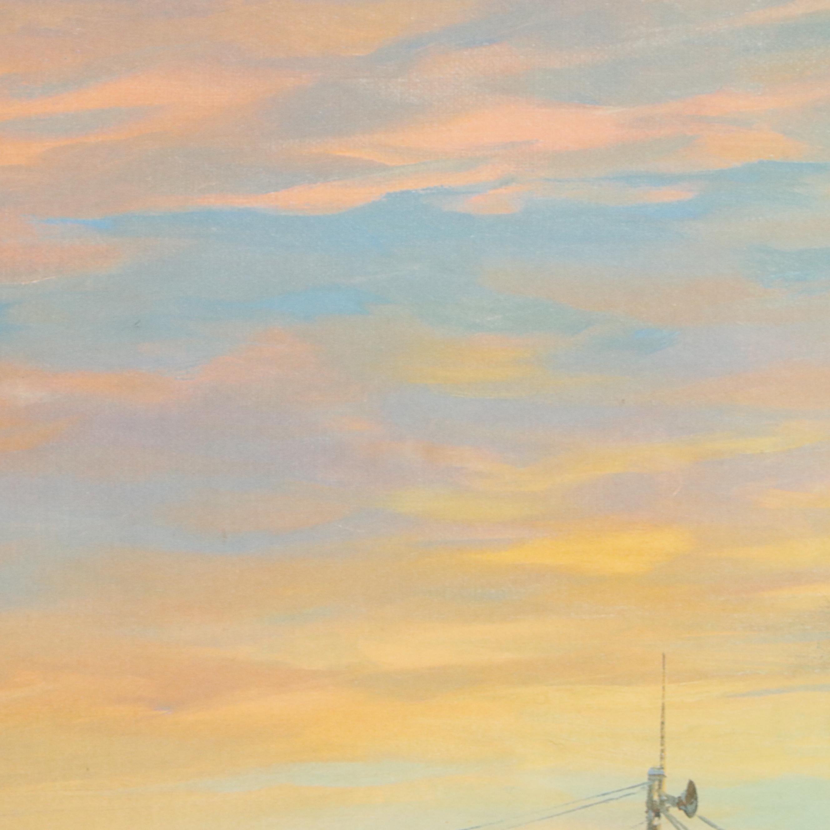 Michael Blaser Offset Lithograph "Heading For Coney"