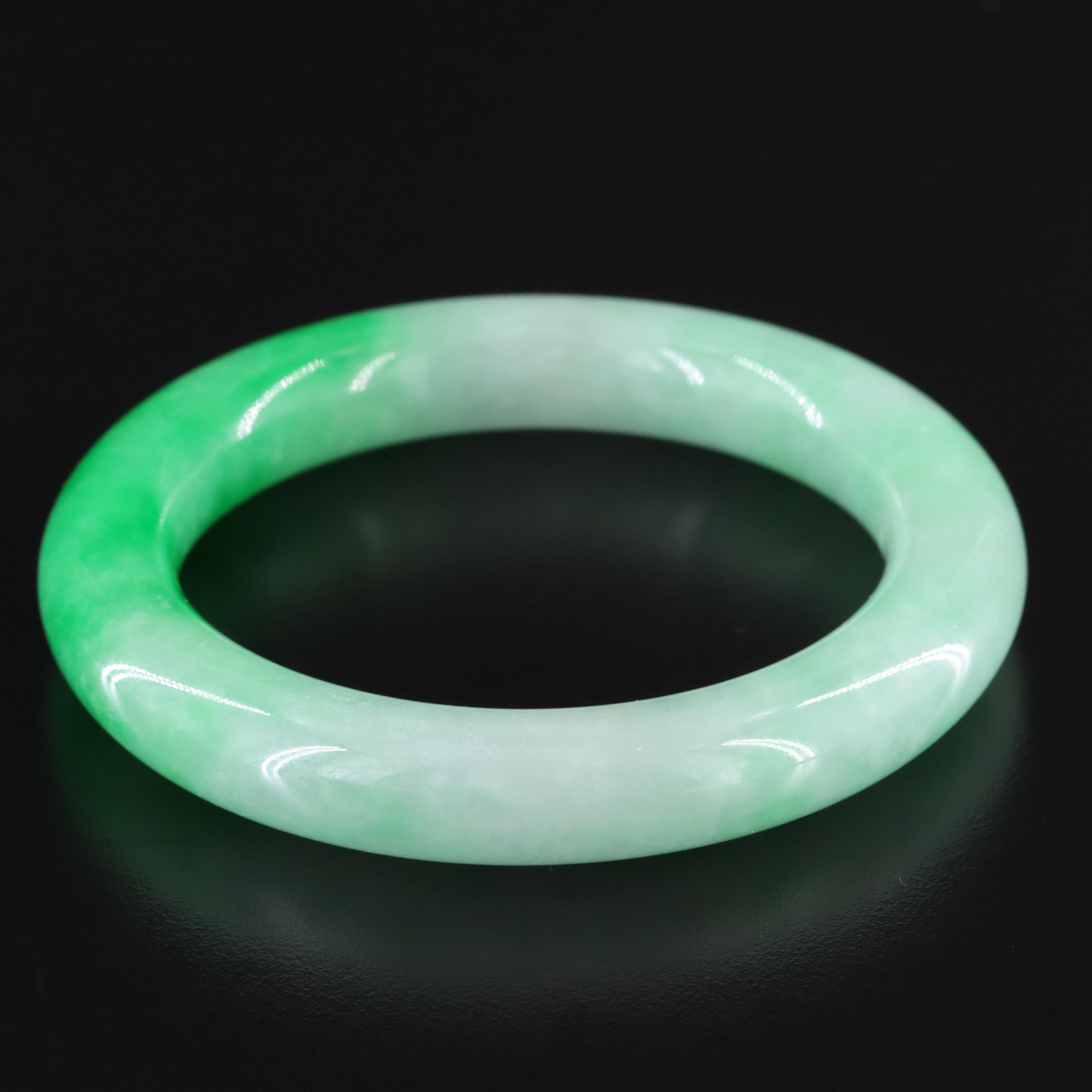 Jadeite Hololith Bangle