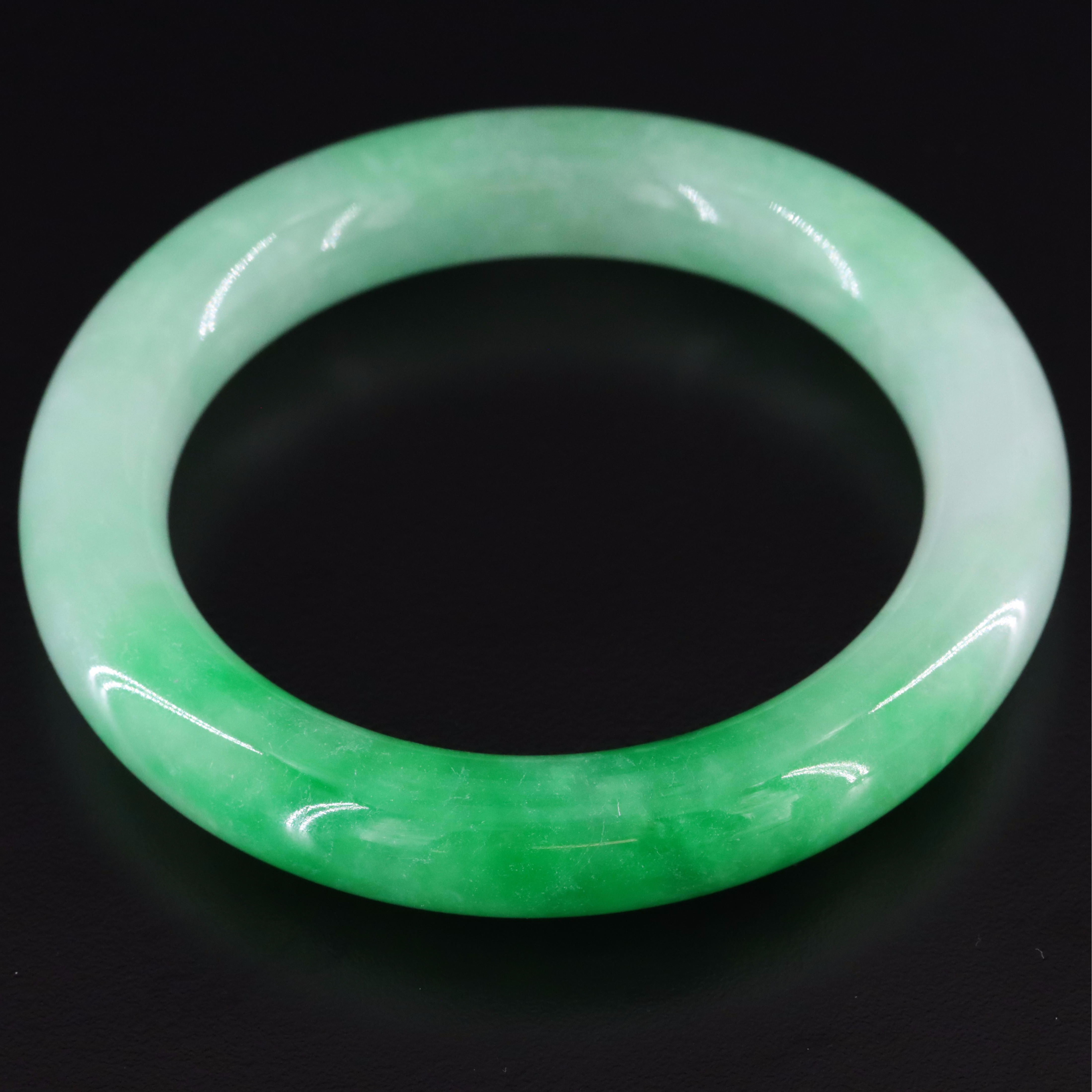 Jadeite Hololith Bangle