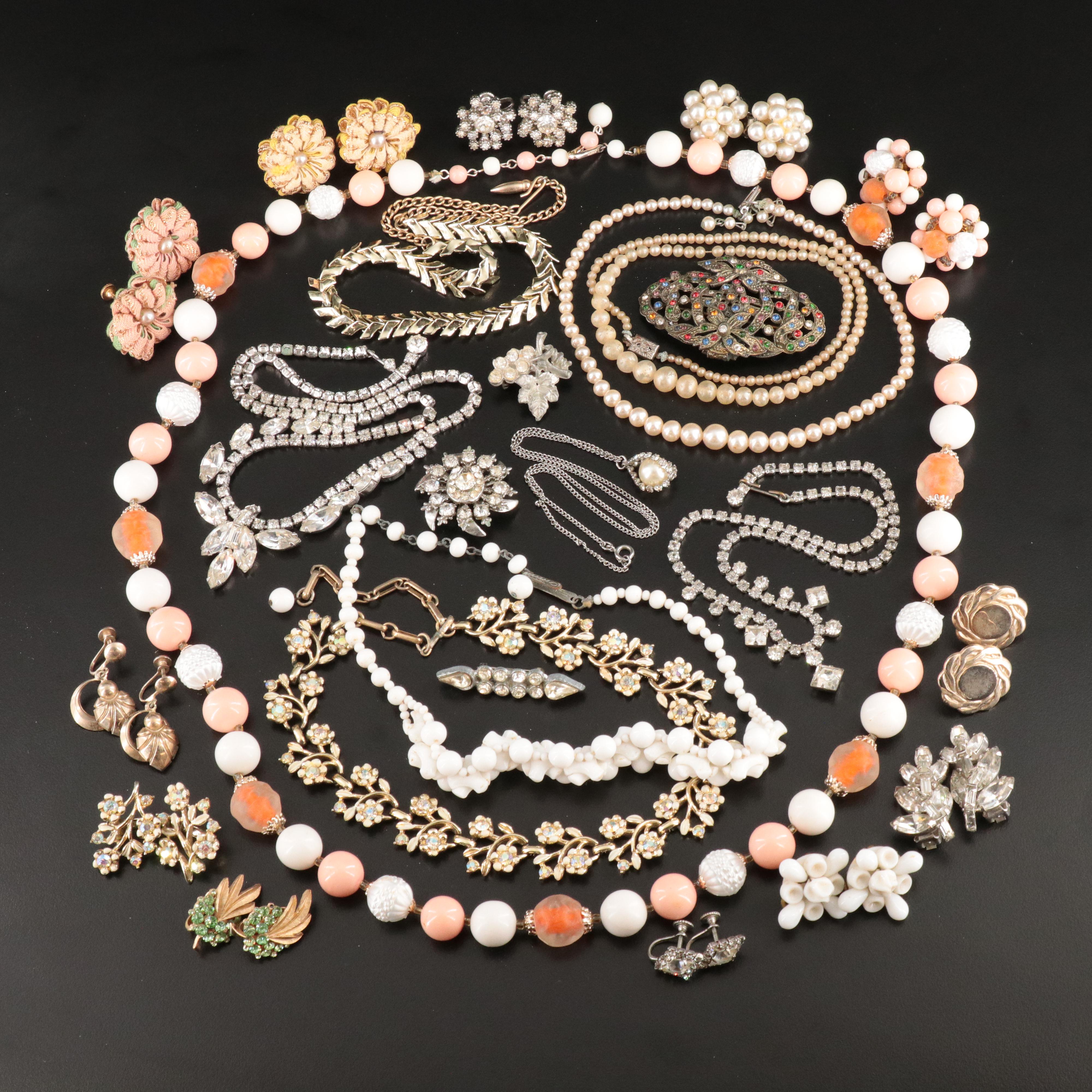 Coro and Kramer Necklace and Earring Sets Featured in Jewelry Collection